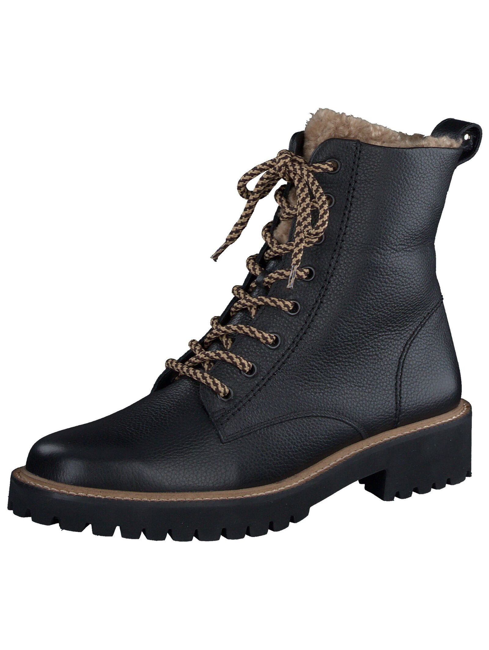 Stiefelette Glattleder Schnürstiefelette