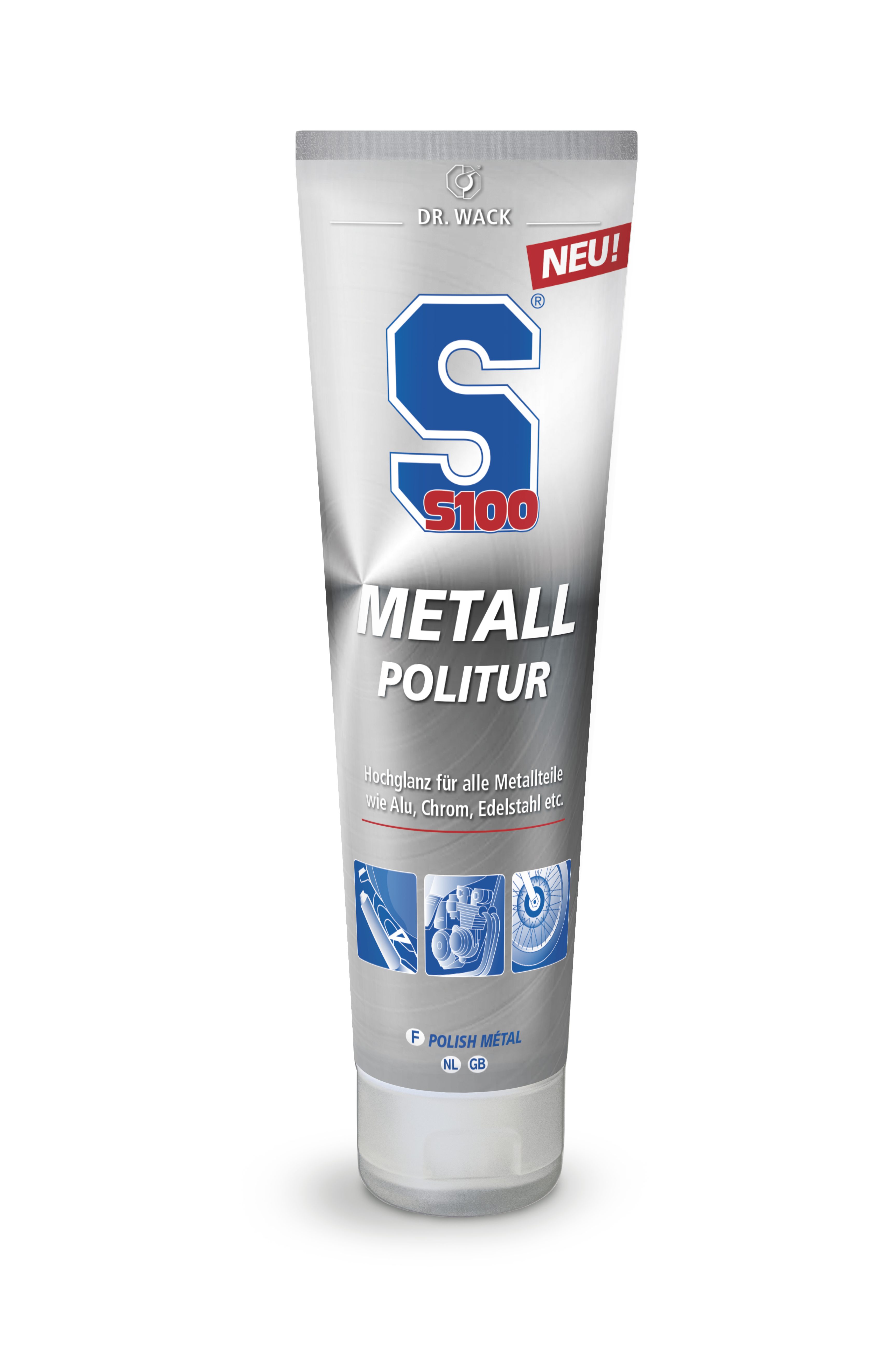 Dr. Wack S100 Metallpolitur 100 ml Auto-Reinigungsmittel