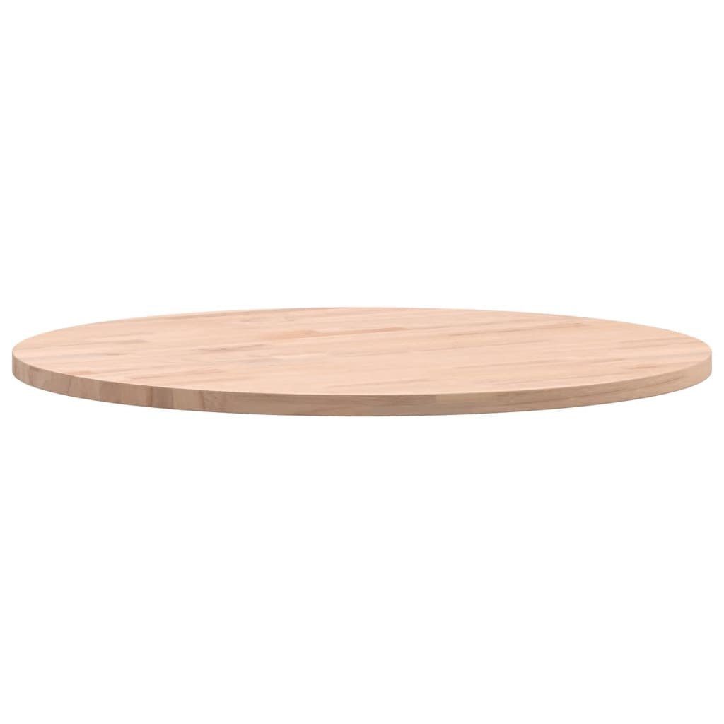 furnicato Tischplatte Ø50x1,5 cm Massivholz Buche Rund