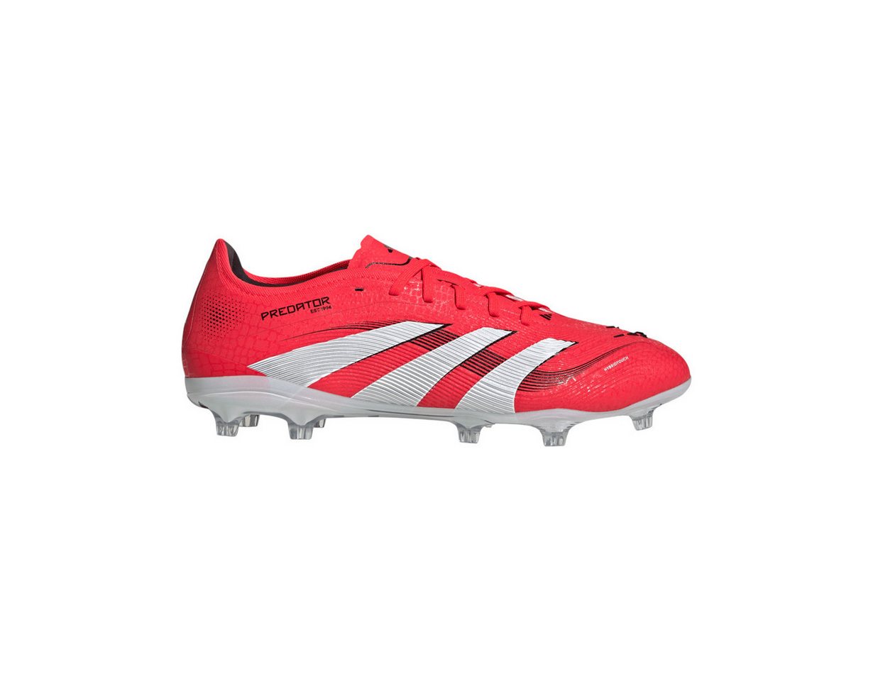 adidas Performance Predator Pro FG für feste Böden (Naturrasen) rot/weiss Herren Fußballschuh