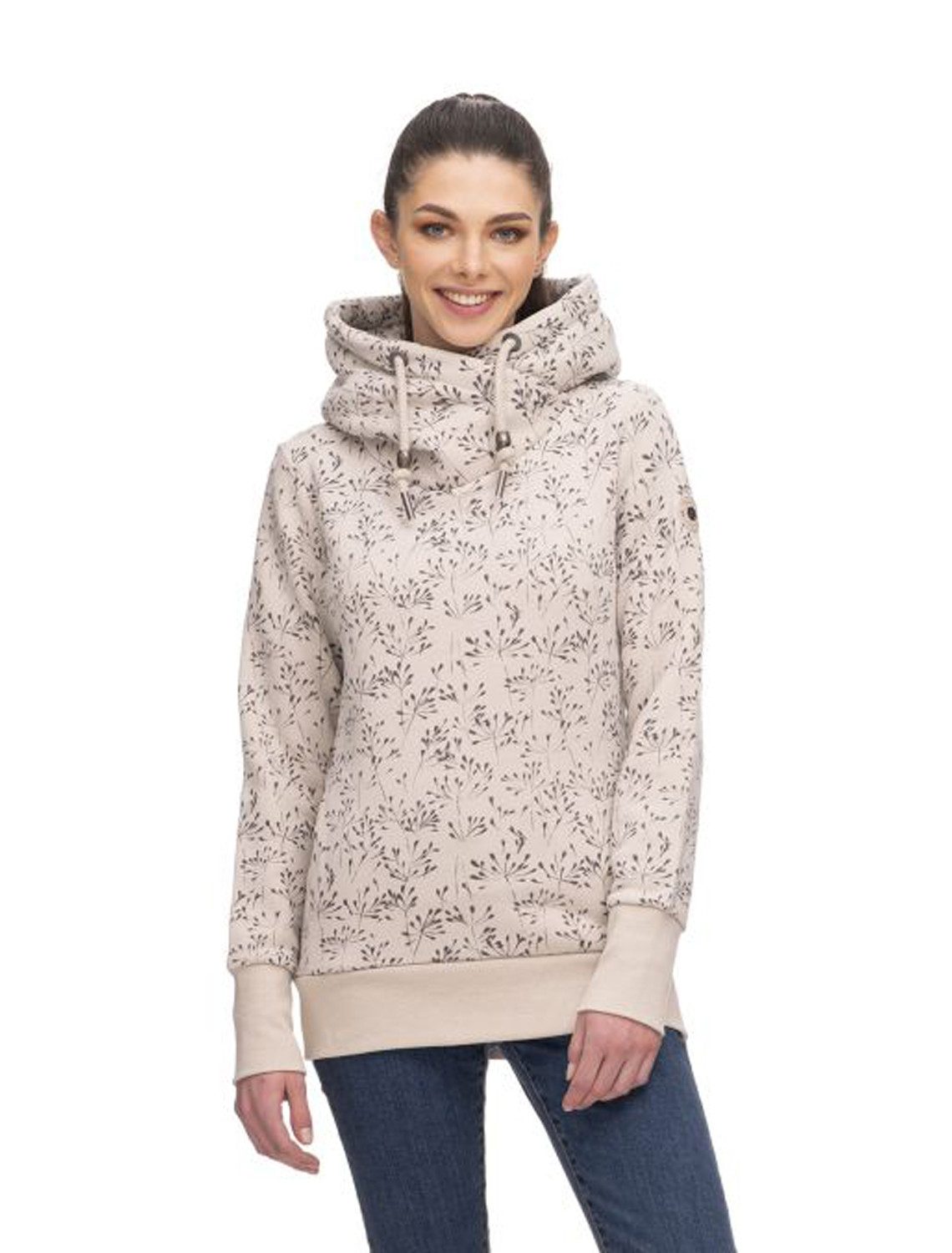 Ragwear Kapuzensweatshirt Ragwear Gripy Flowery Hoodysweat günstig online kaufen
