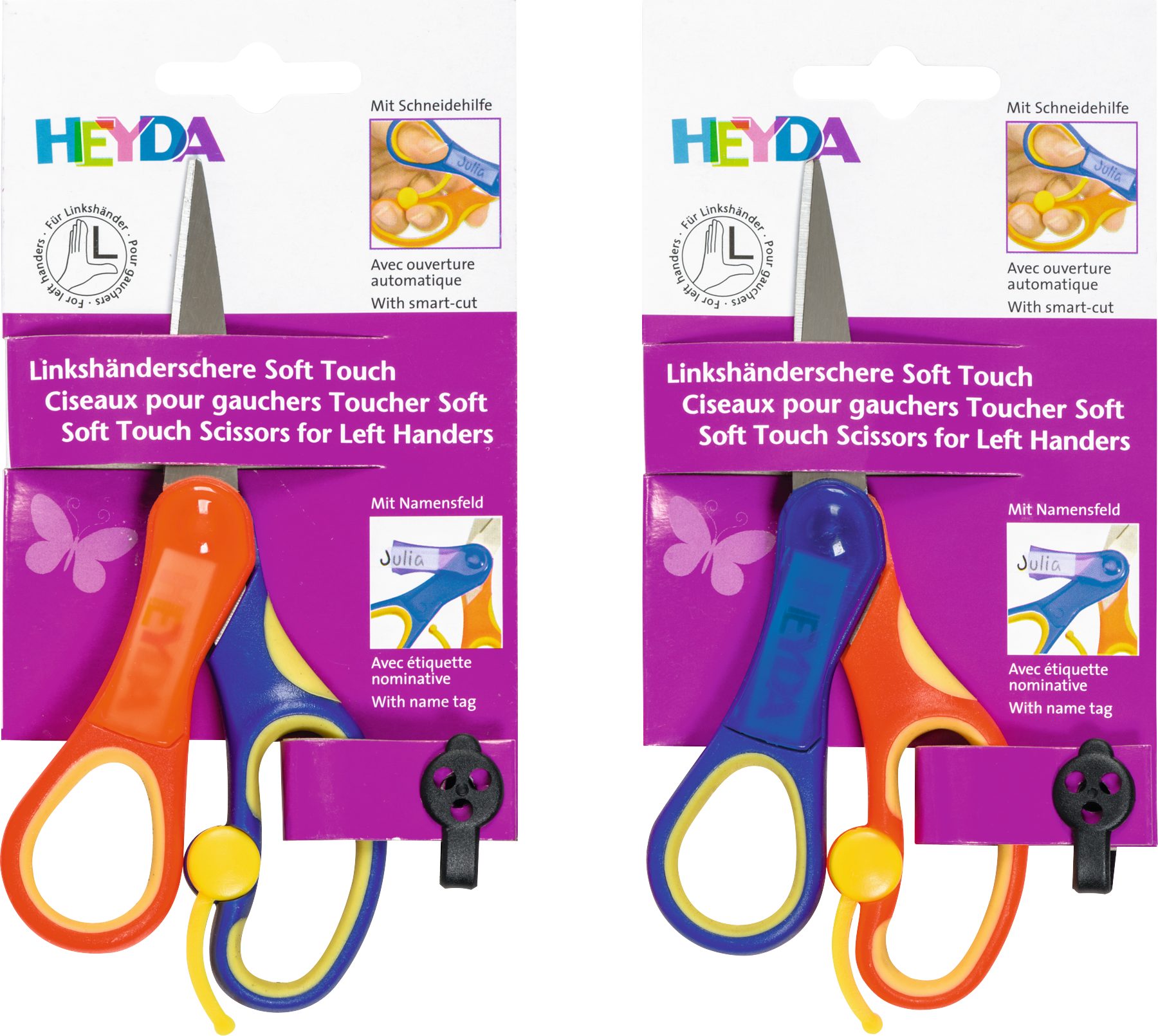 BRUNNEN Papierscheren Heyda Linkshänderschere Soft Touch, günstig online kaufen