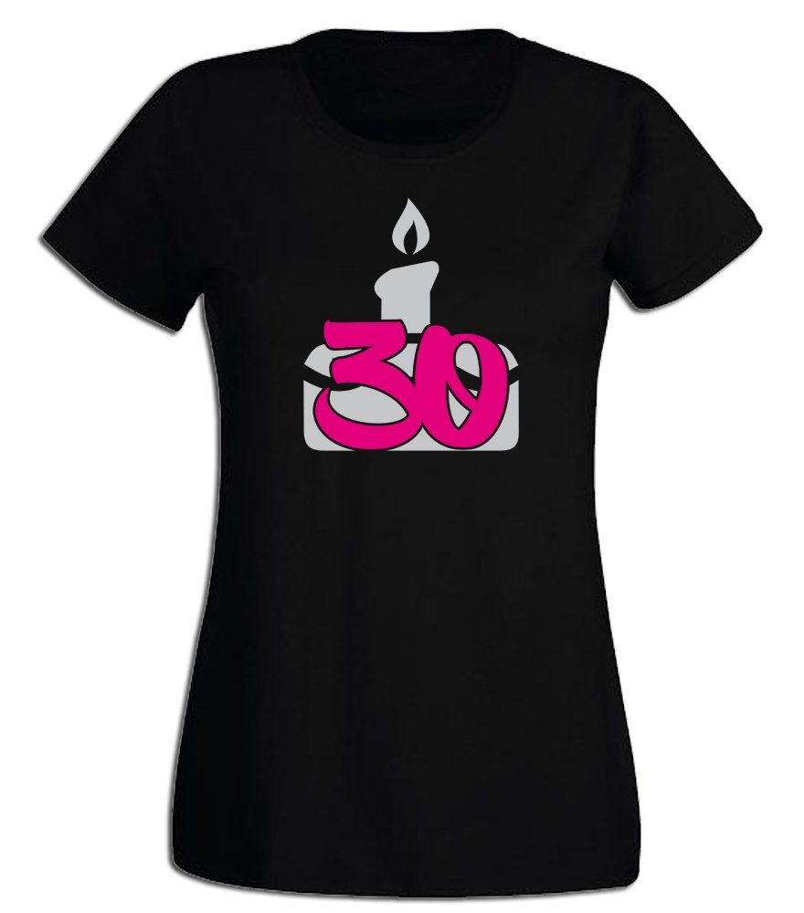 Ggraphics TShirt »Damen TShirt 30 Geburtstagstorte« zum 30ten
