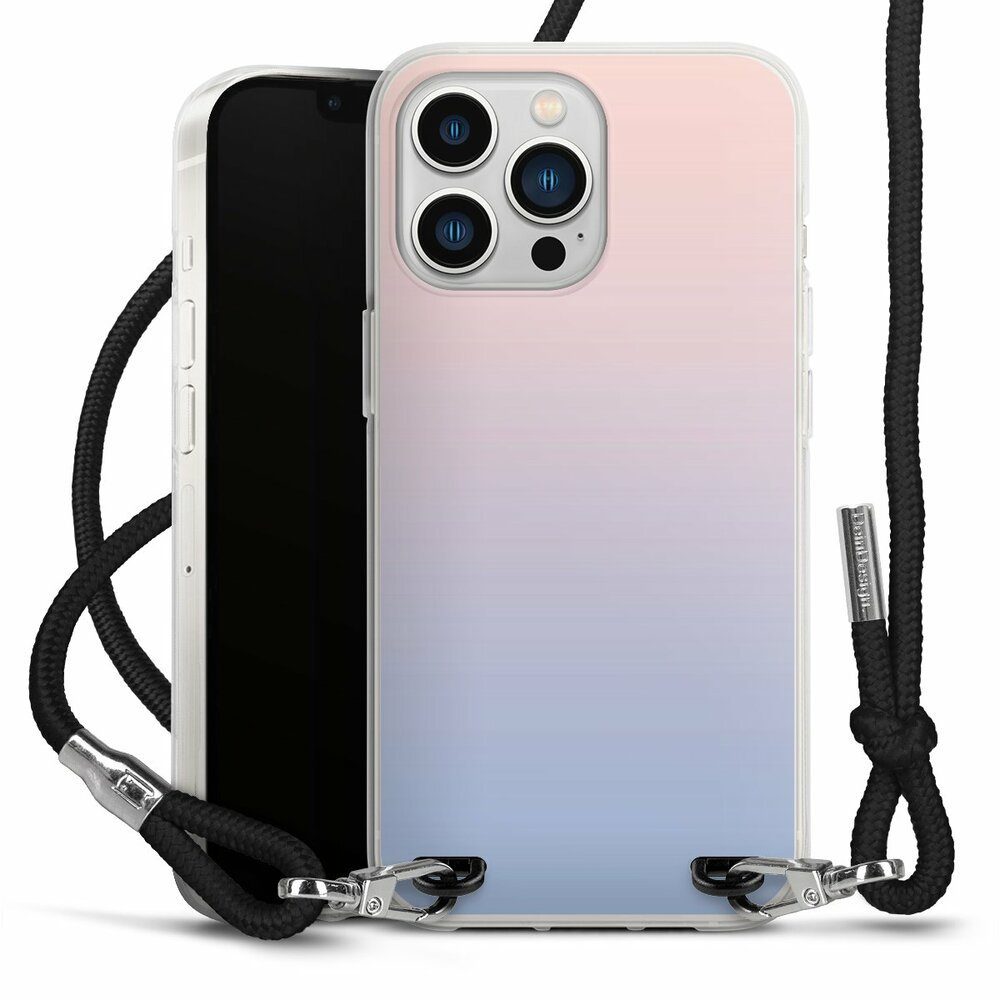 DeinDesign Handyhülle zweifarbig Pastell Farbverlauf Dawn, Apple iPhone 13  Pro Handykette Hülle mit Band Case zum Umhängen