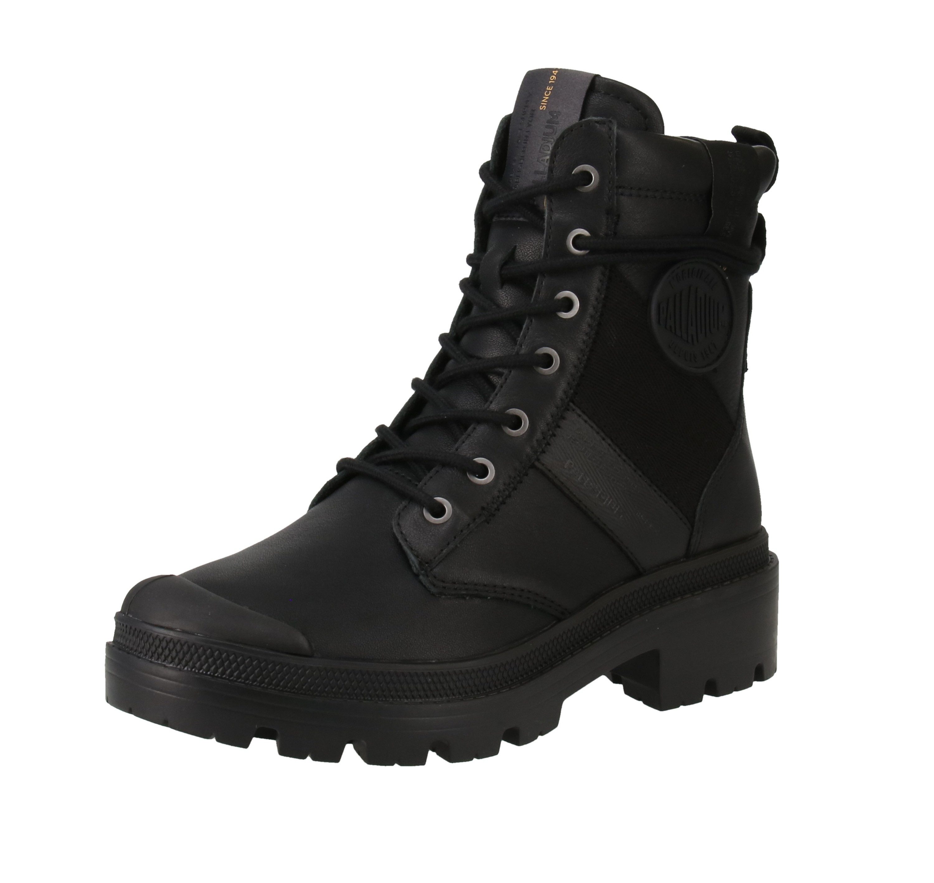 Palladium Palladium 94334-008-M Pallabase Duty Lth - Damen Boots - Black-M Stiefel
