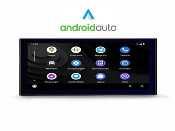 TAFFIO Für Audi A8 D4 4H 12,3" Touchscren Android GPS CarPlay AndroidAuto Einbau-Navigationsgerät