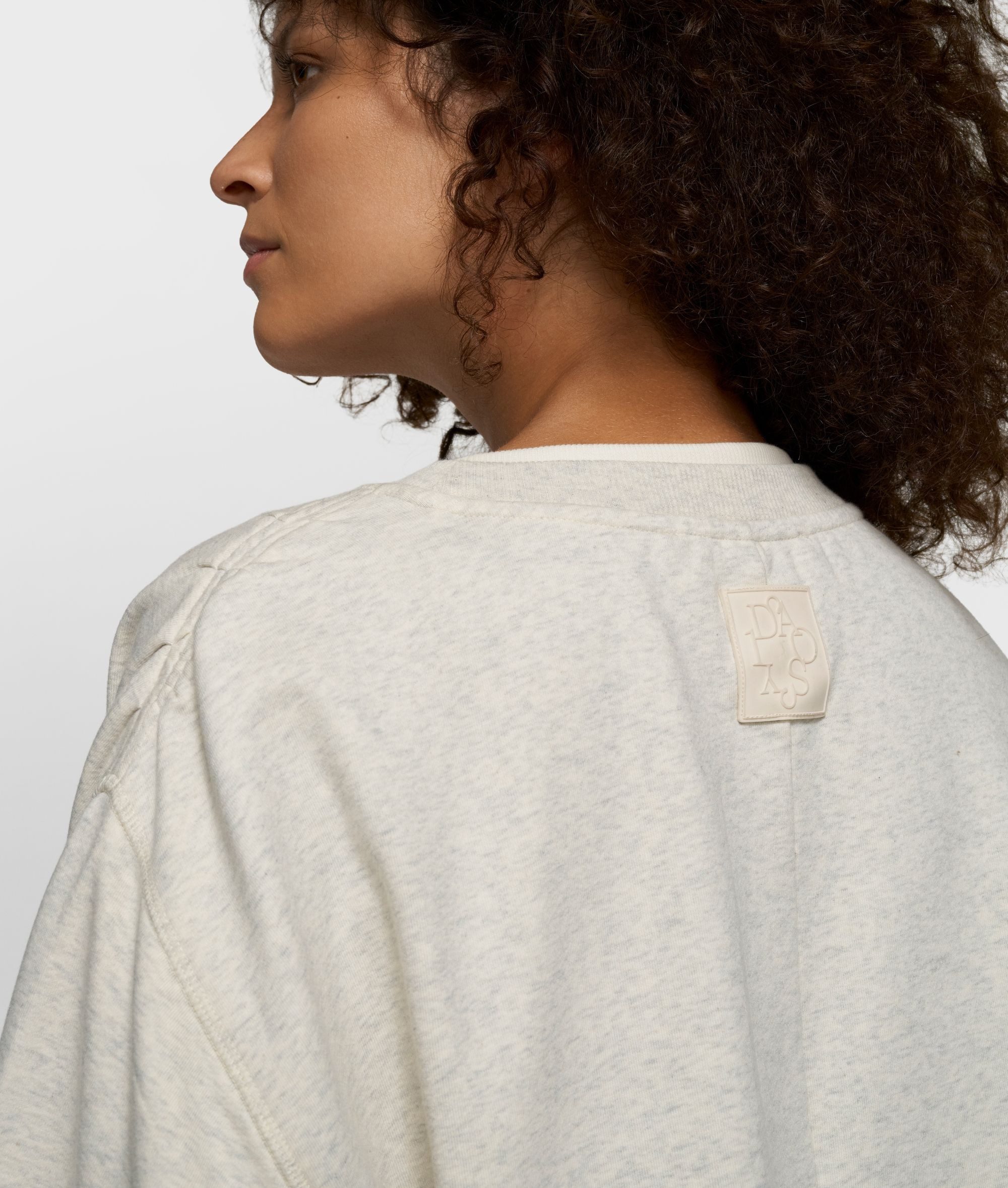 10DAYS Sweater shoulder gathering tee