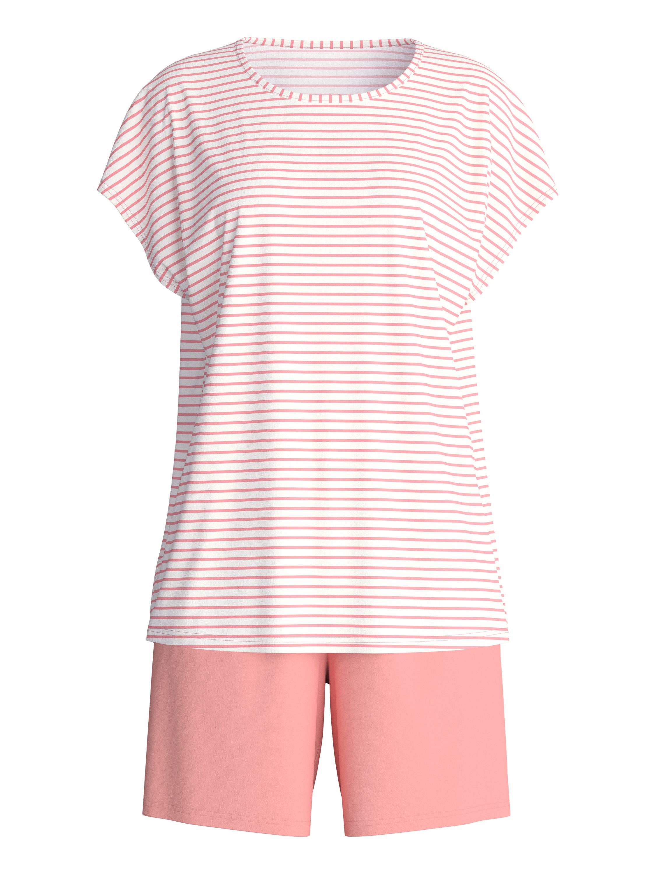 CALIDA Shorty Lovely Nights Damen (2 tlg) 100% Baumwolle, hautfreundlich, weich, pflegeleicht