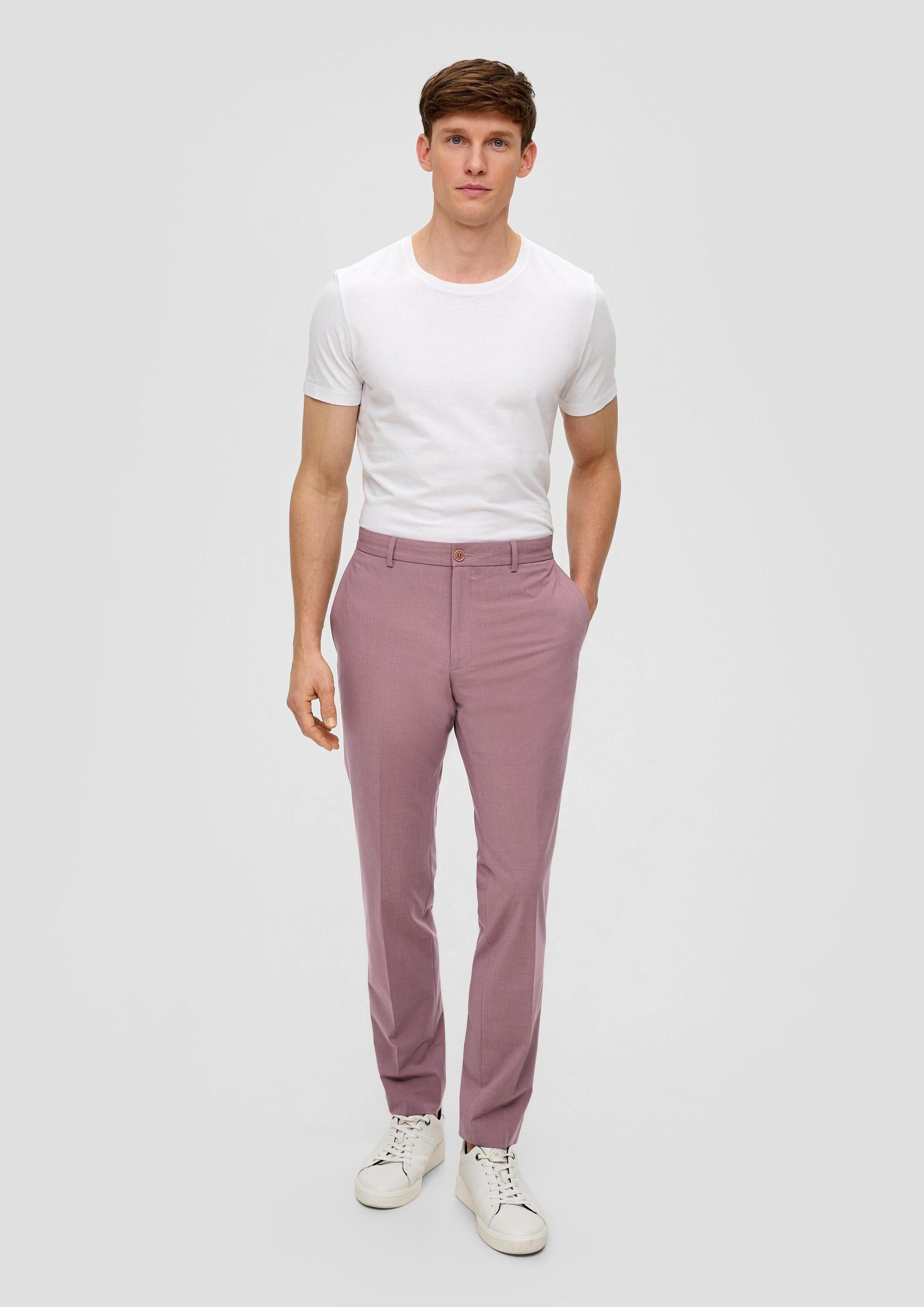 s.Oliver Chinos Hose S.OPURE s.O PURE: Anzughose aus Stretch-Fabric günstig online kaufen