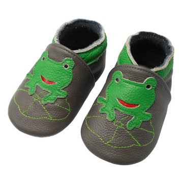 Yalion Weiche Leder Krabbelschuhe Lauflernschuhe Hausschuhe Lederpuschen Krabbelschuh