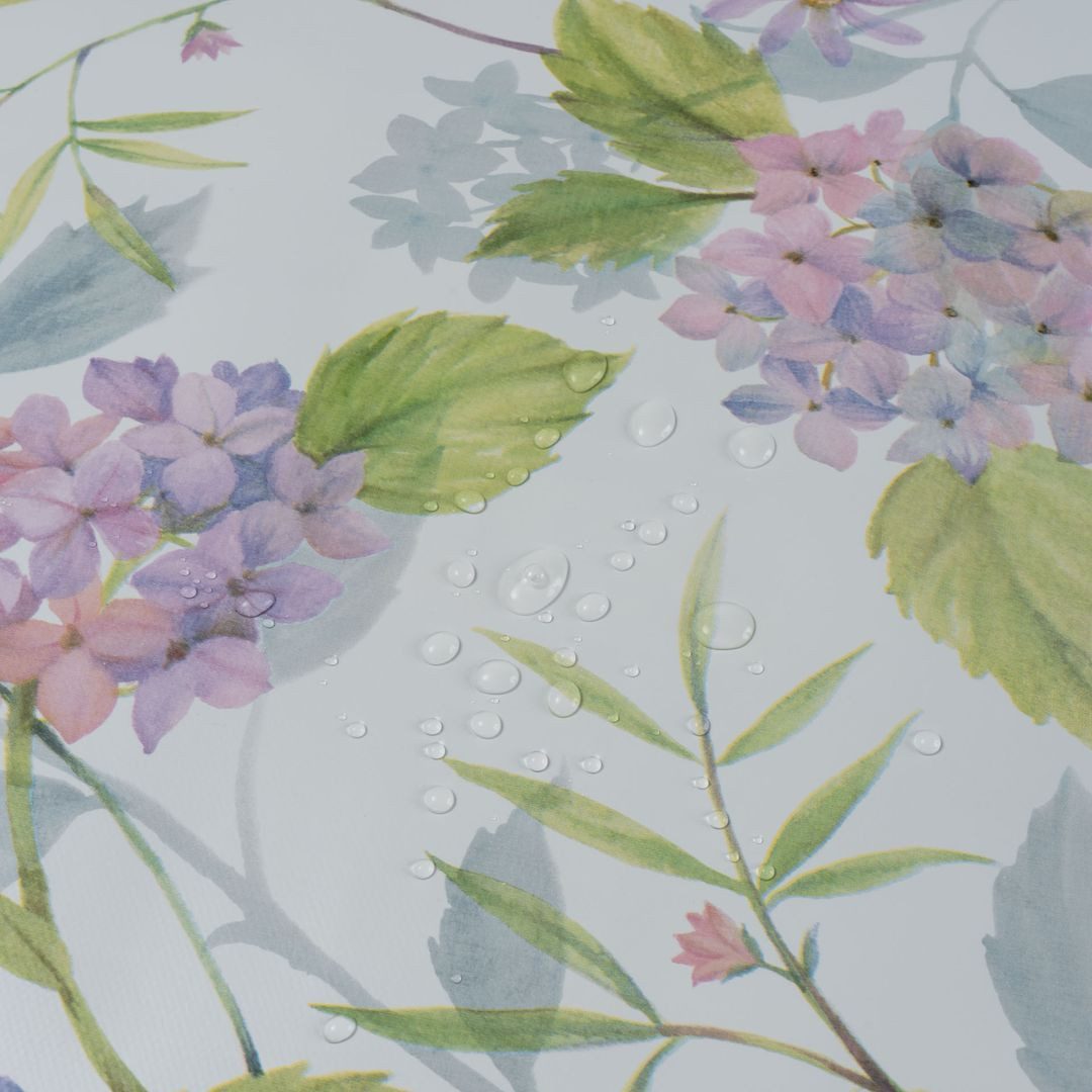 laro Tischdecke Wachstuchtischdecke Blumenwiese Pastell PVC Eckig