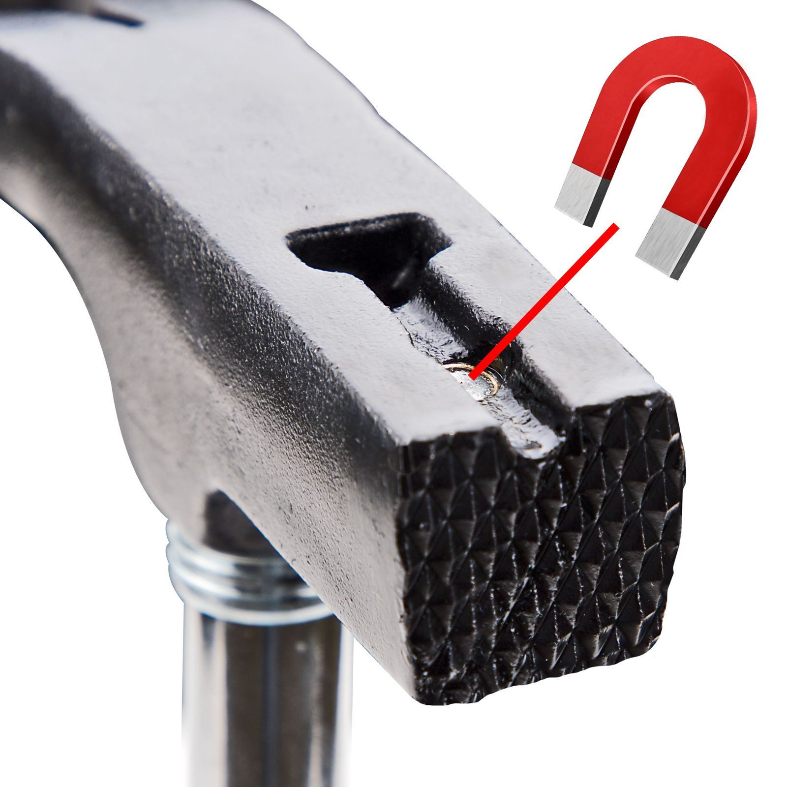 KesTek Latthammer Latthammer Zimmermannshammer 600 gr. mit Magnet