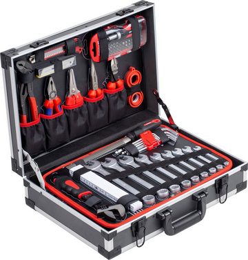 meister Werkzeugset Profi Werkzeugkoffer / 8973750, 131-teilig, mit Qualitätswerkzeug von Knipex & Wera, Alu-Koffer