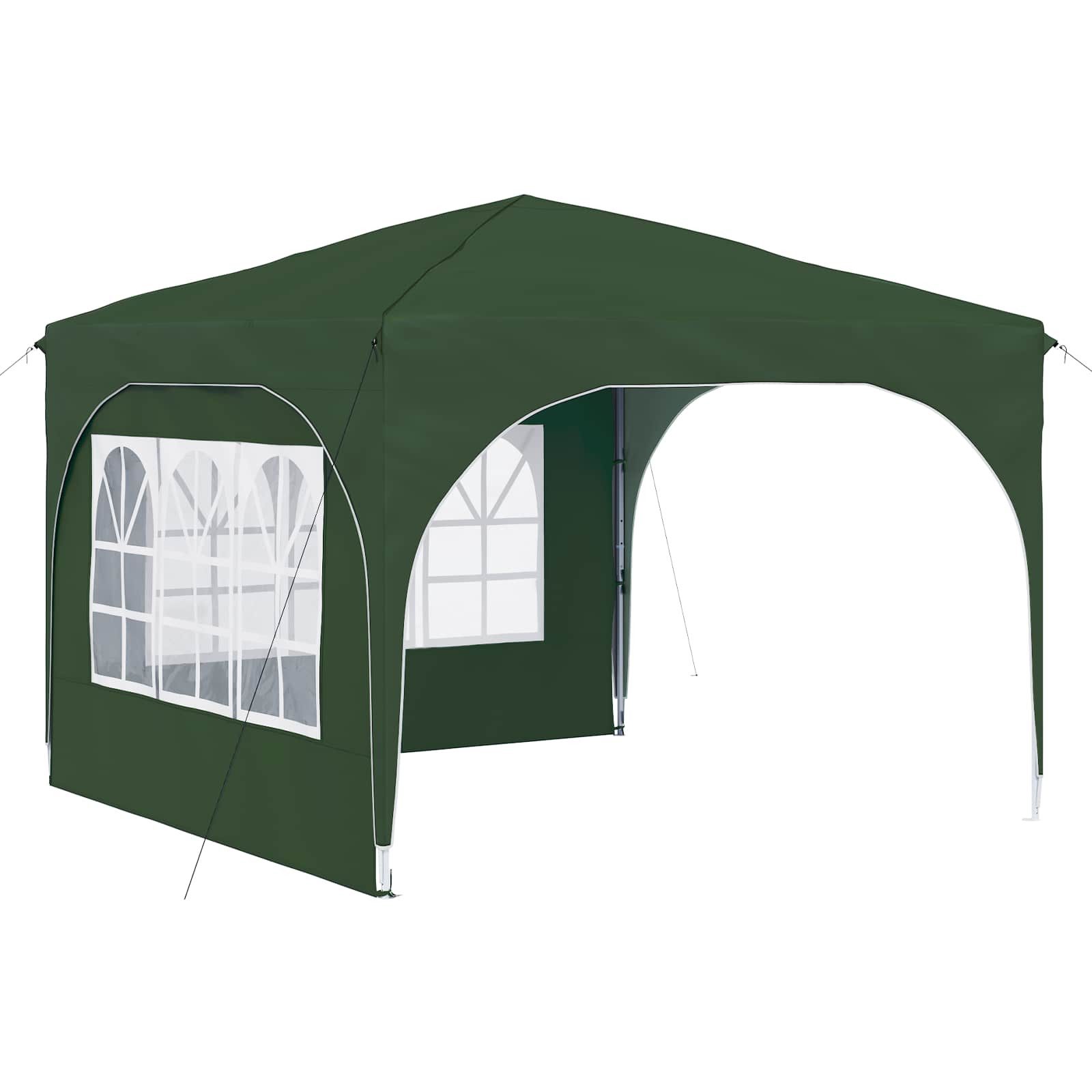 vidaXL Partyzelt Pop-up Partyzelt 290 x 290 x 245 cm Grün