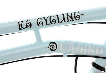 KS Cycling Cityrad Casino, 6 Gang Shimano Tourney Schaltwerk, Kettenschaltung, für Damen, Kettenschaltung