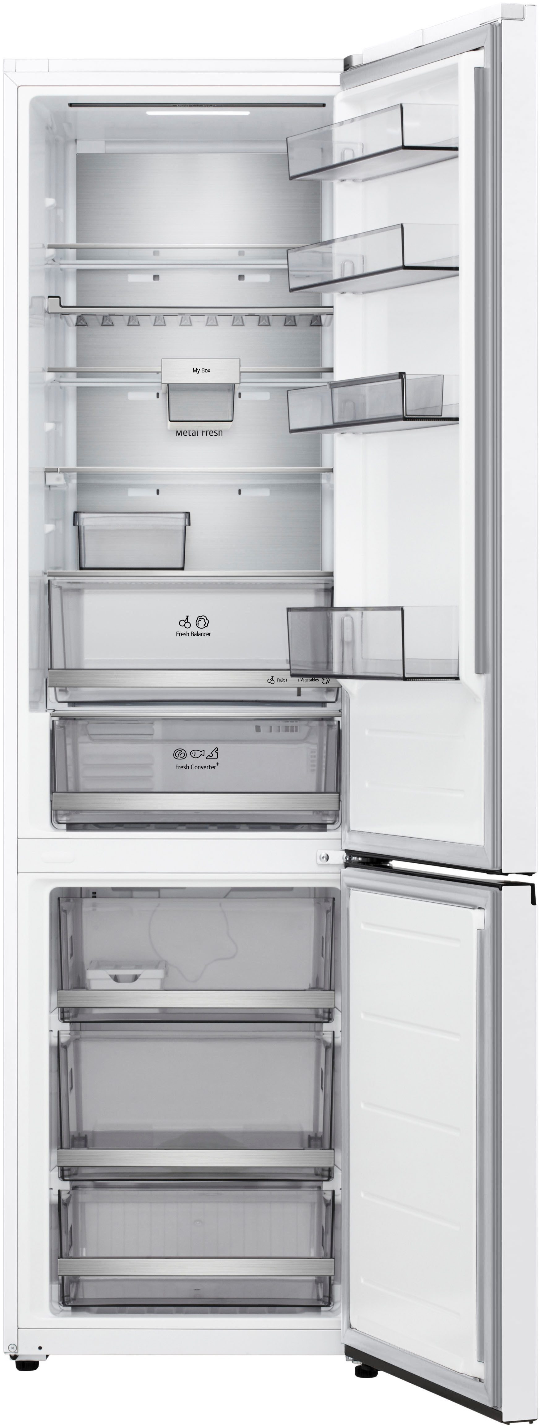 LG Kühl-/Gefrierkombination GBBS726ASW, 203 cm hoch, 59,5 cm breit, Fit&Max: Vollintegrierbar & Maximale Ausstattung