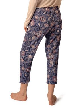 HUBER Loungehose Damen Hose 7/8 hautnah Night Basic Selection (Stück, 1-tlg) -