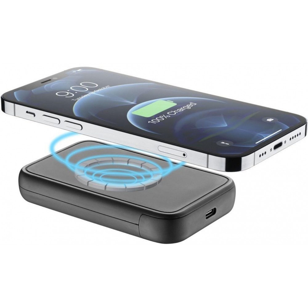 Cellularline Cellularline Powerbank MAG 5.00 5000mAh MagSafe Powerbank Wireless Powerbank MAG 5.00 MagSafe, MagSafe für einfaches kabelloses Laden