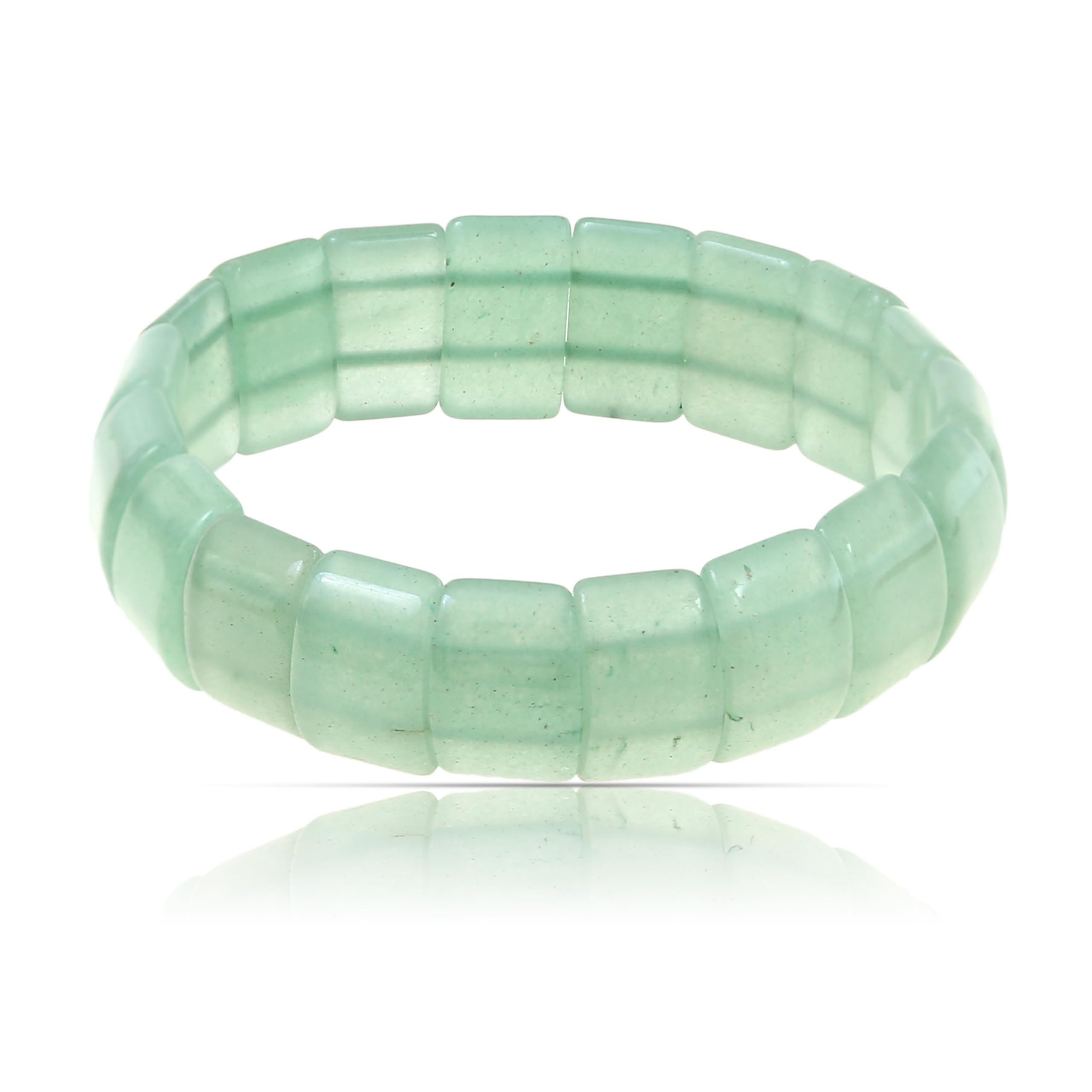 Made by Nami Armband Grünes Edelstein Chakra Armband Damen aus echten Stein günstig online kaufen