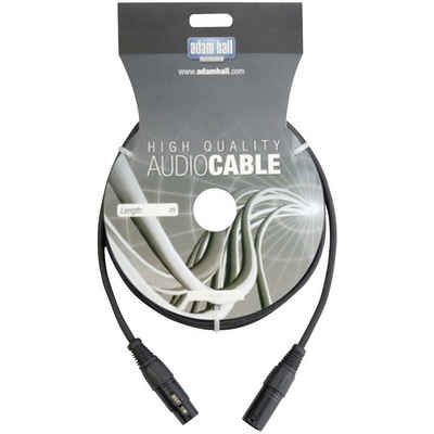 Adam Hall Cables AH Cables KDMX20 DMX Verbindungskabel [1x XLR-Stecker - 1x XLR-Buchse] Audio- & Video-Kabel, (20.00 cm)