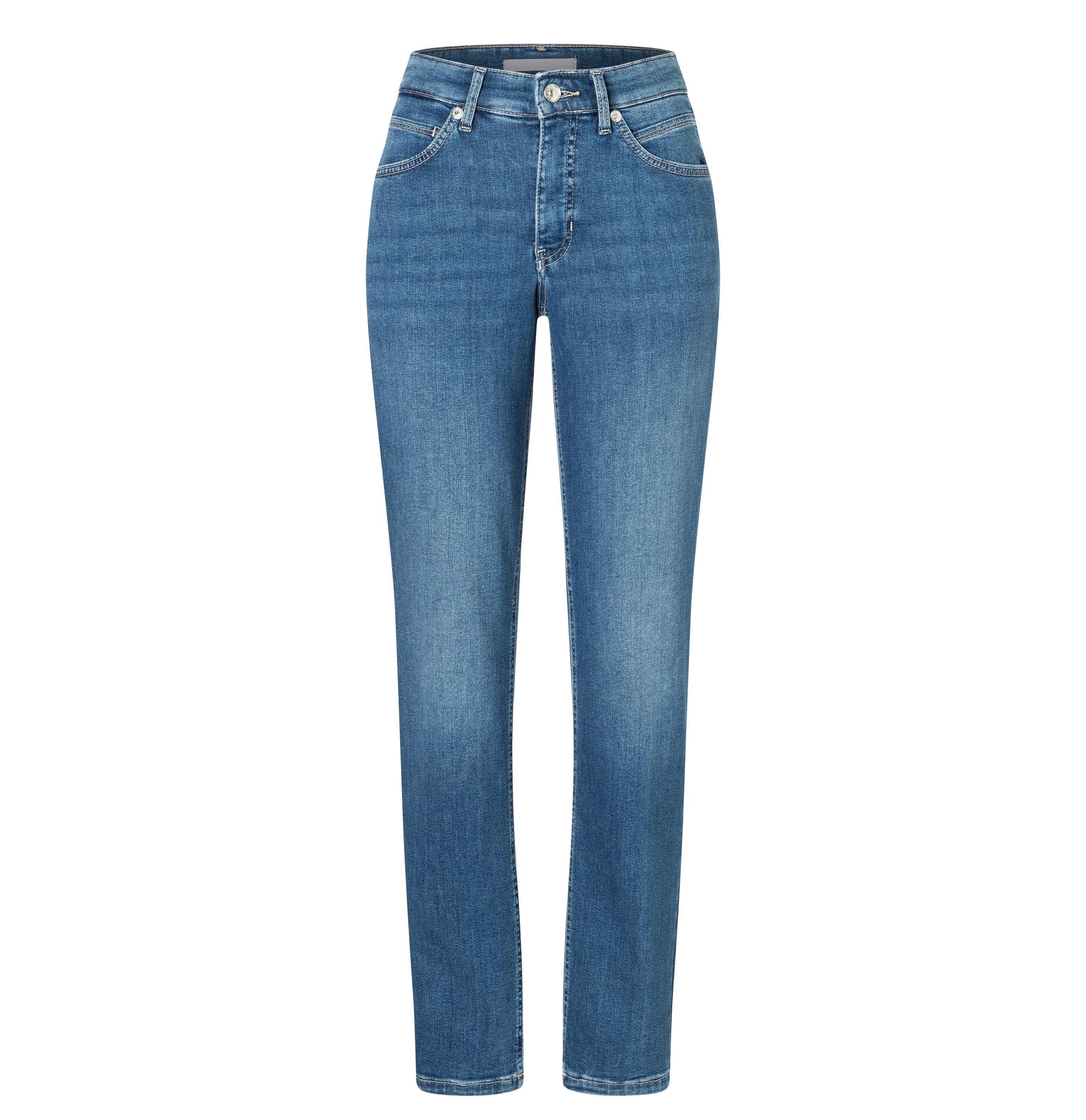 MAC Stretch-Jeans Melanie Gerade geschnitten