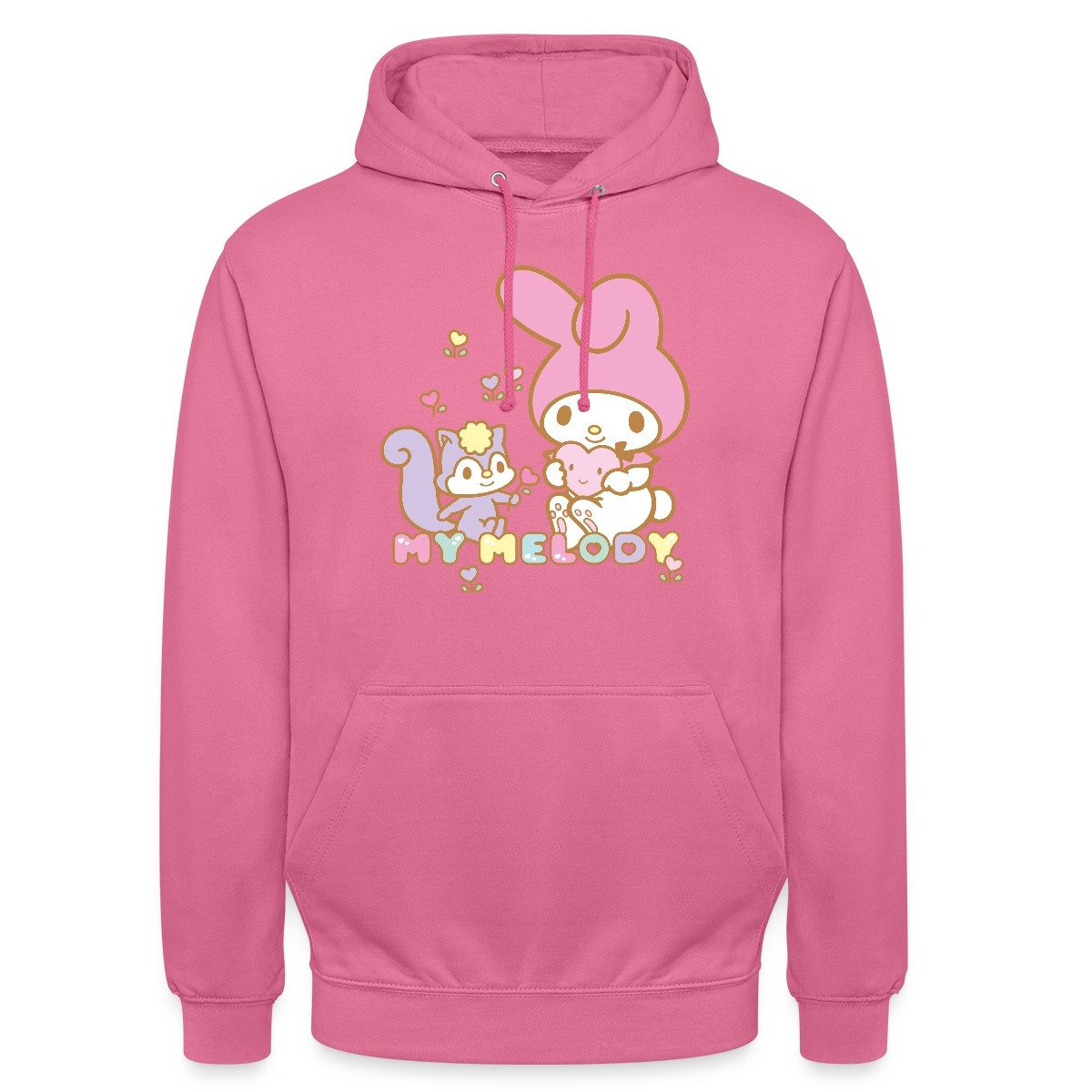 Hoodie My Melody Pflückt Mit Risu Herzblümchen Unisex Hoodie