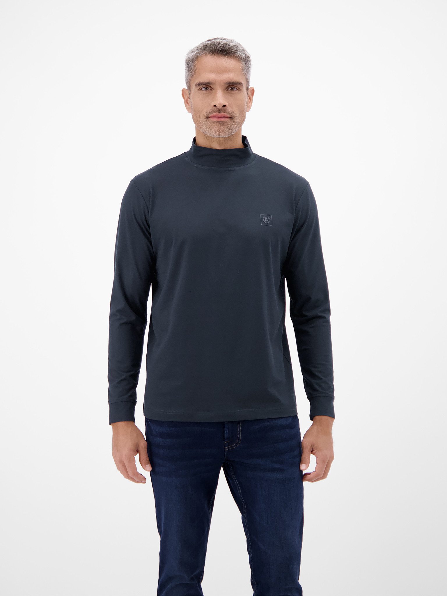 LERROS Rollkragenshirt langarm, mit Stretch
