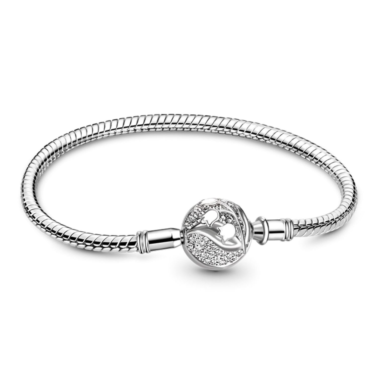 Gnoce Perlenarmband Gnoce Armband Blume GGB014-19