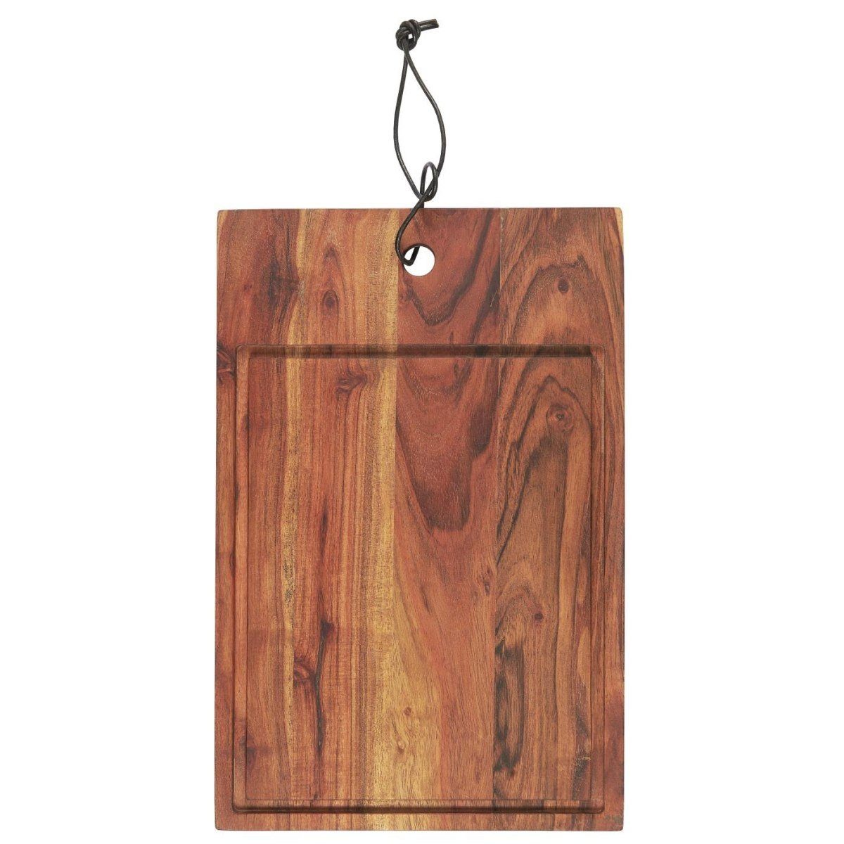 Ib Laursen Schneidebrett Schneidebrett Akazienholz Holzbrett L38 x B25 x H1,5 cm