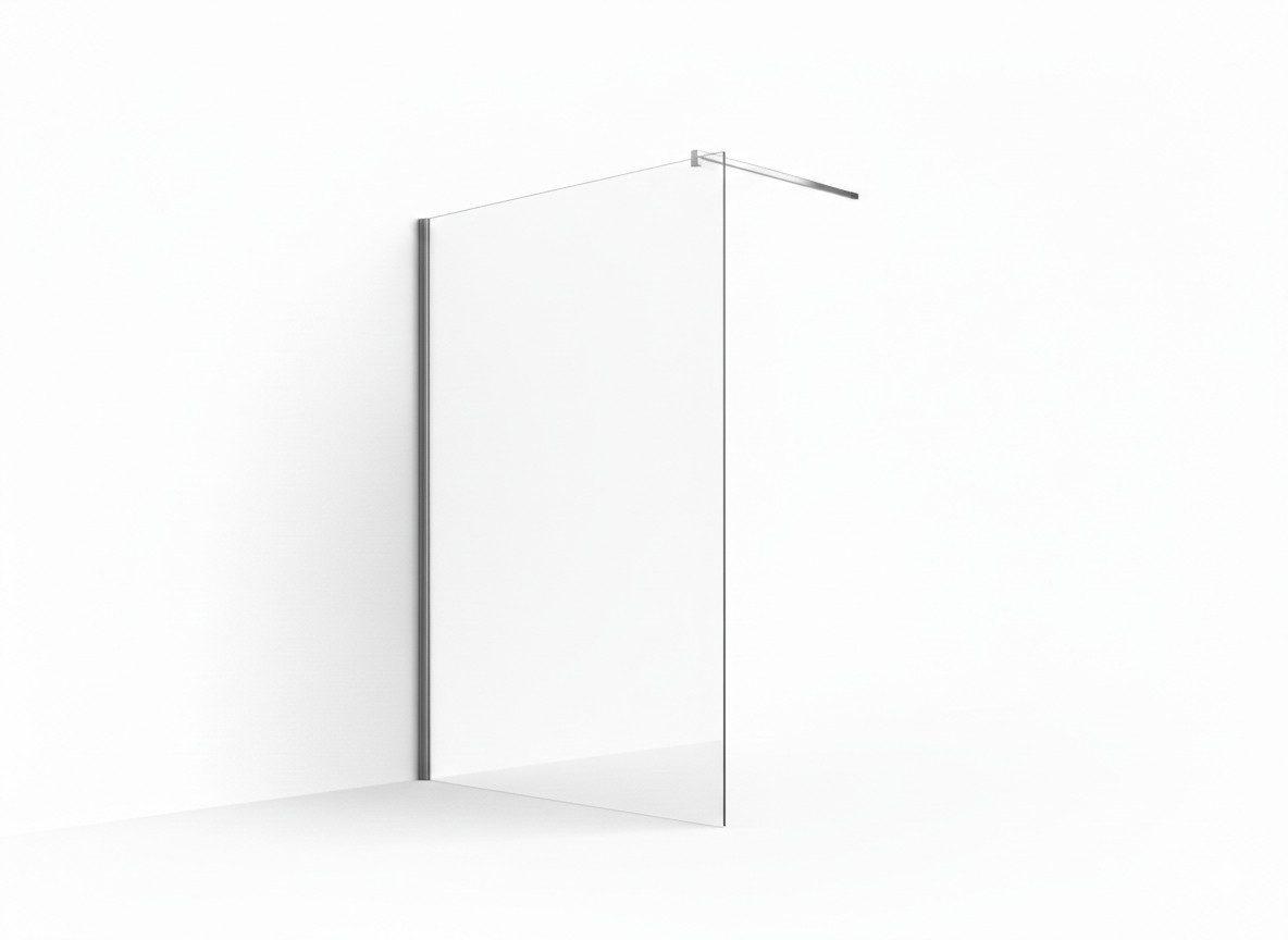 Glaszentrum Hagen Walk-in-Dusche Glaszentrum Hagen Walk in Duschwand 60x200 cm Klar, ESG Glas
