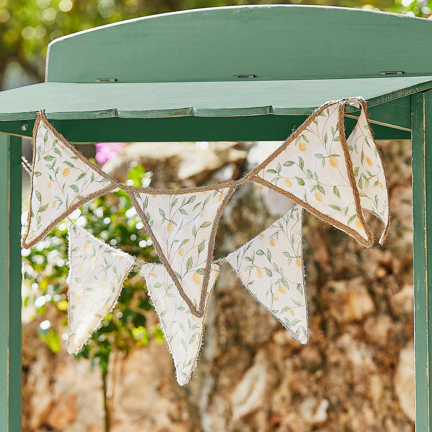 Mirabeau Wimpelkette Wimpelgirlande Aelindria creme/gelb
