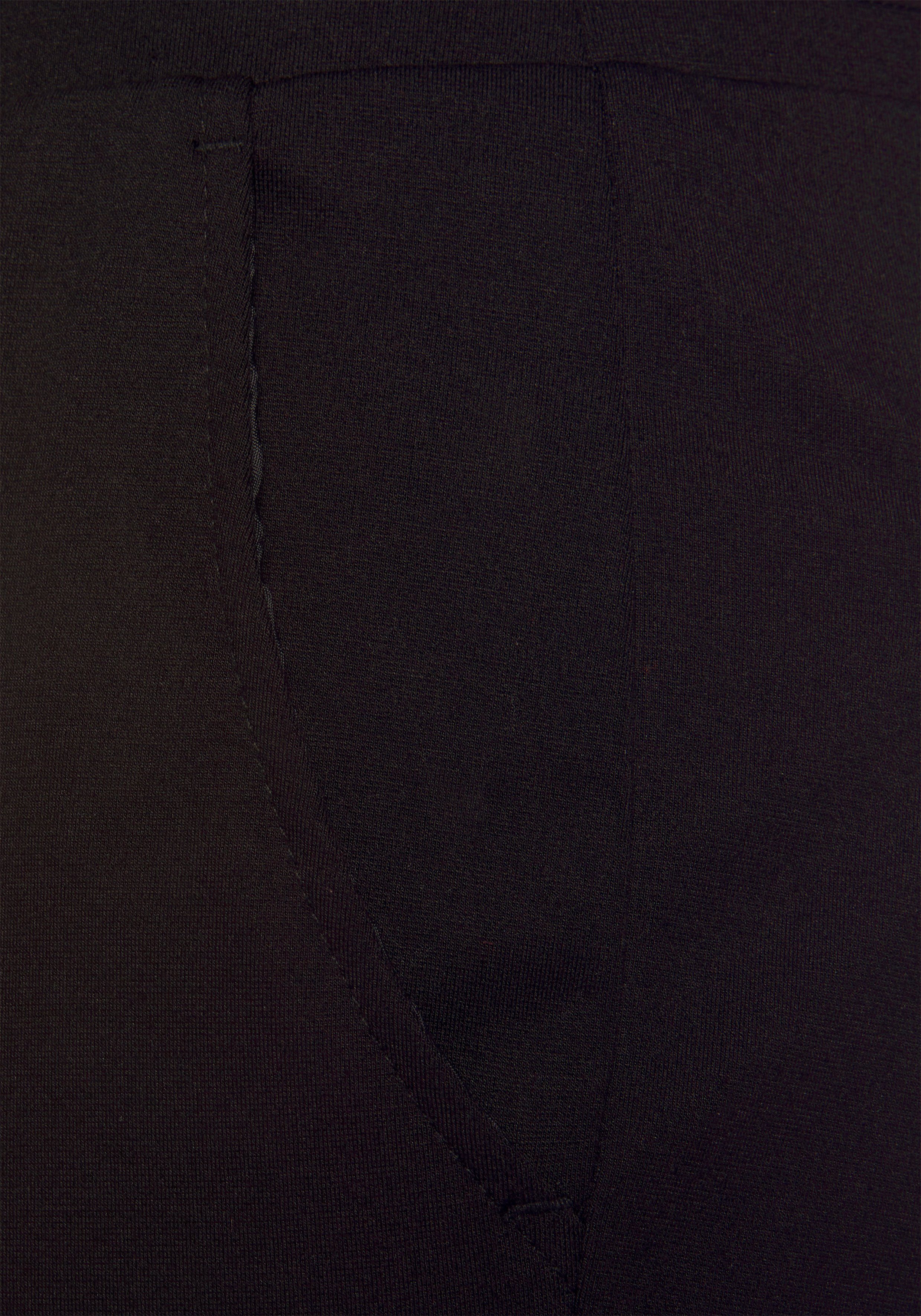 Jogger mit LASCANA elastischem Loungeanzug Bund (1-tlg) Gürtelschlaufen, schwarz Loungewear, und Pants