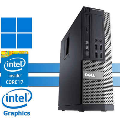 X-HARDWARE Intel Core i7-4770 Windows 11 Professional Business-PC (Intel Core i7, Intel HD-Grafik (iGPU), 16 GB RAM, 512 GB SSD, Luftkühlung)