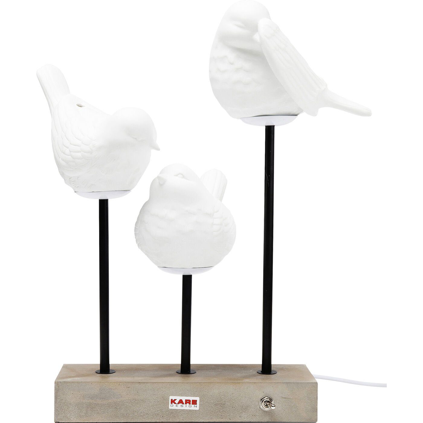 Kare Design Tischleuchte Birds, LED wechselbar