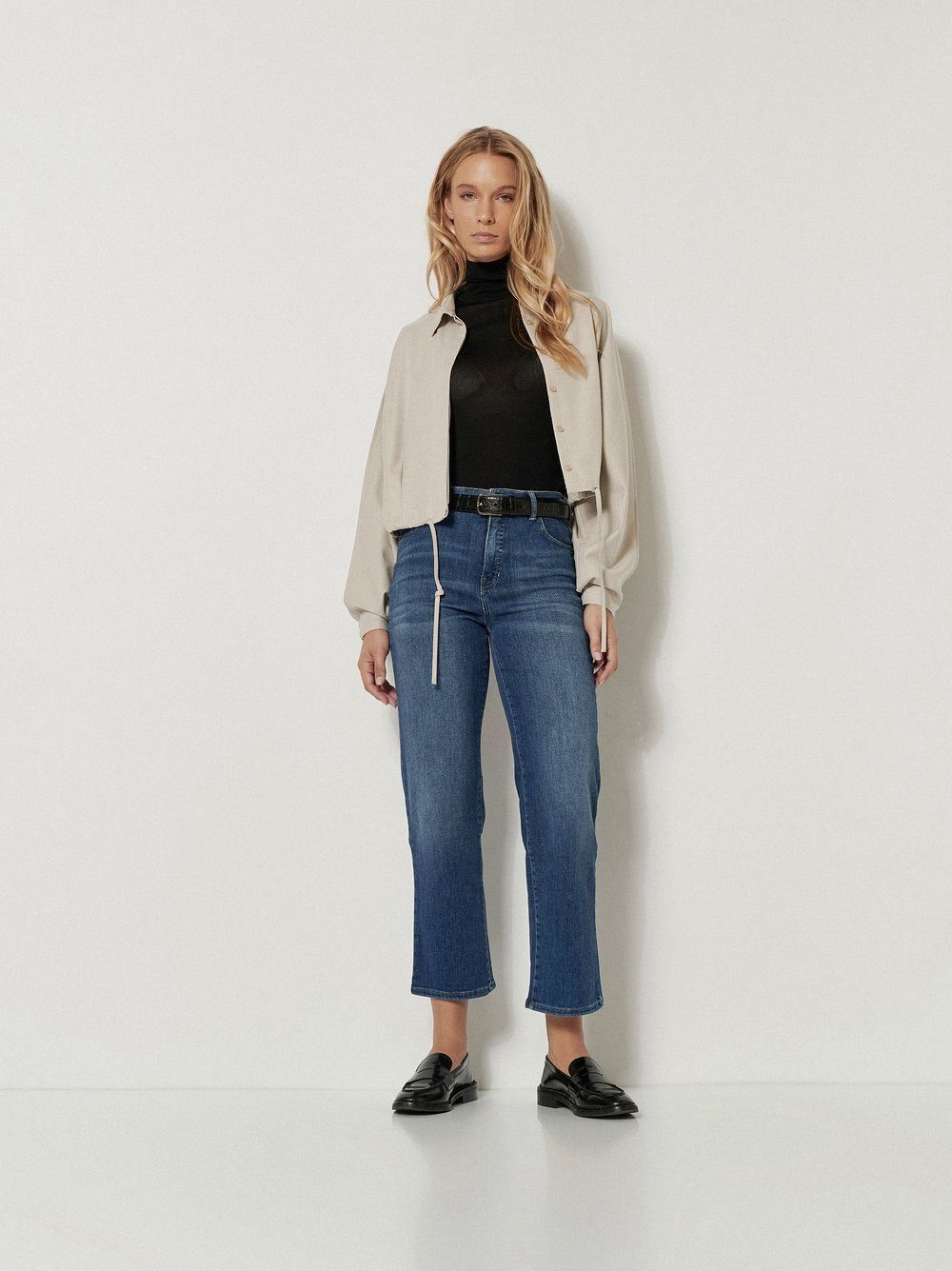 ROSNER Straight-Jeans Audrey Straight (1-tlg) aus authentischem Denim