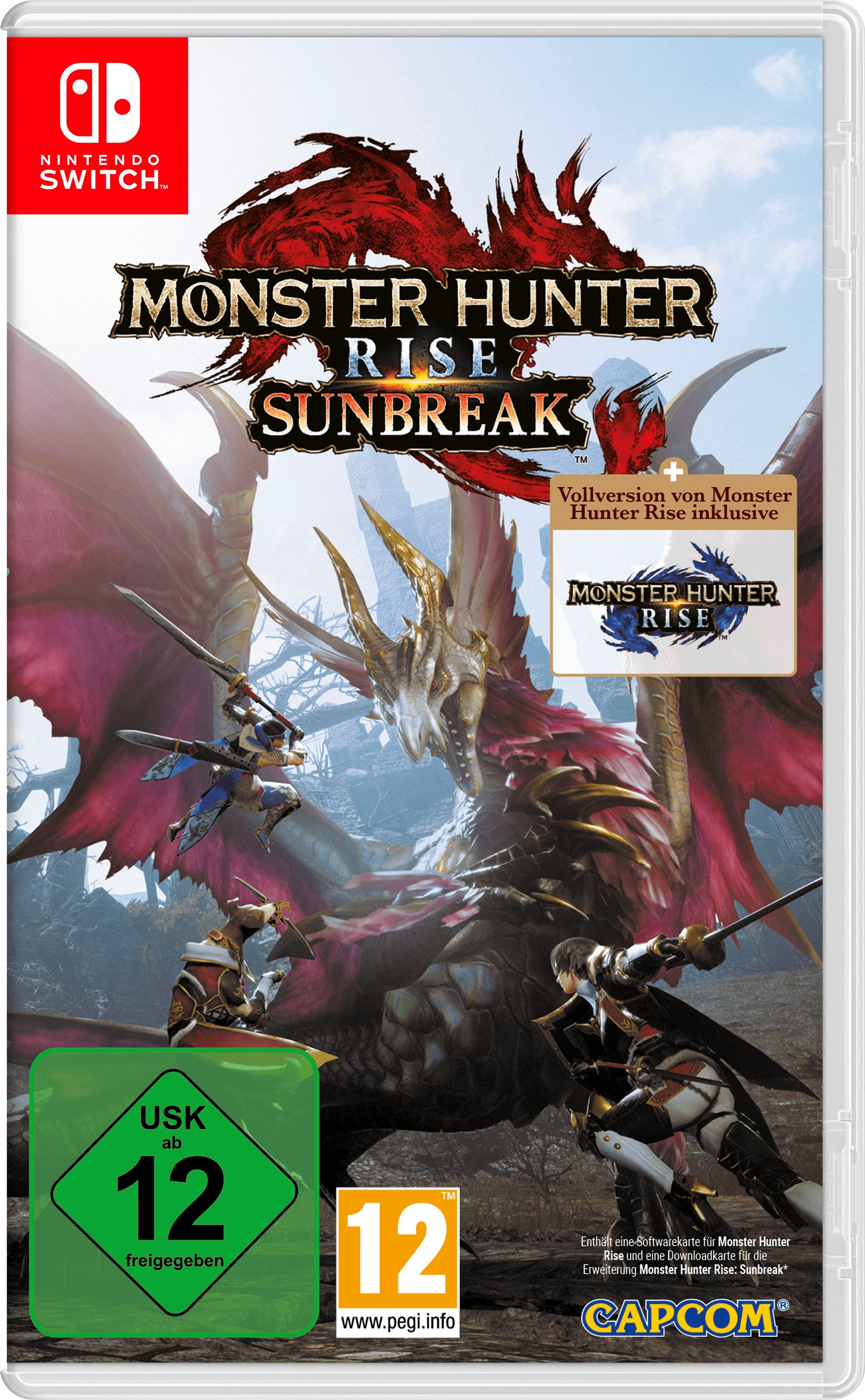 Monster Hunter Rise + Sunbreak Set (Softwarekarte), Nintendo Switch