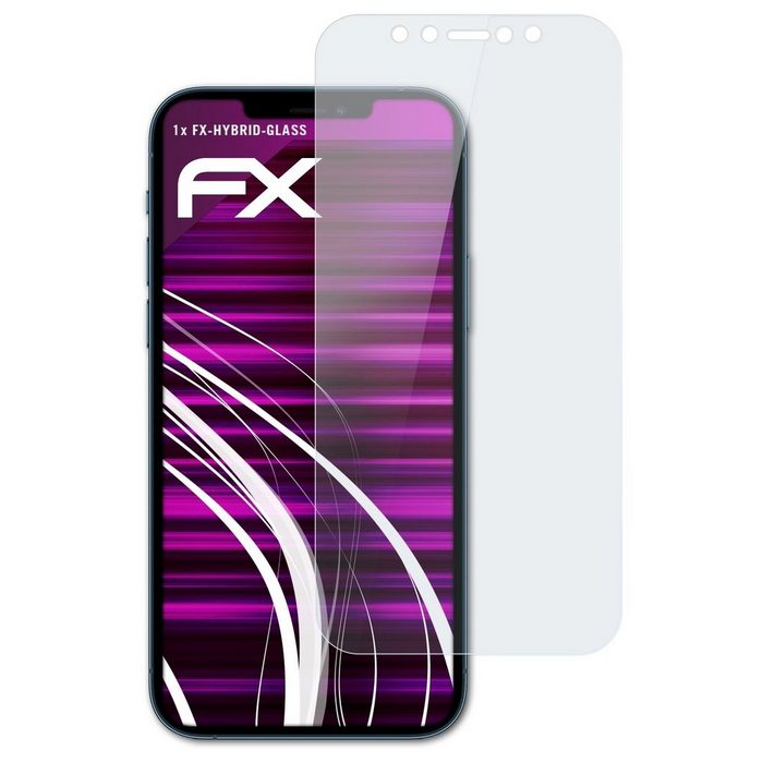 atFoliX Schutzfolie Panzerglasfolie für Apple iPhone 12 mini Ultradünn und superhart
