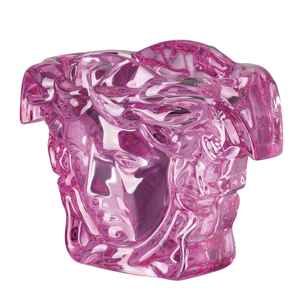 Versace Dekovase by Rosenthal Vase Medusa Grande Pink Glas (19cm)
