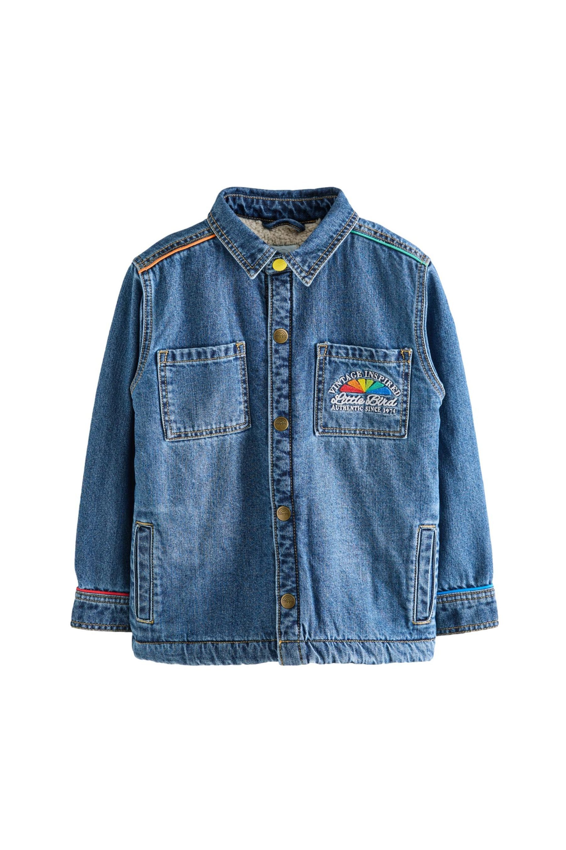 Little Bird by Jools Oliver Jeansjacke Little Bird By Jools Oliver bestickte Hemdjacke (1-St)