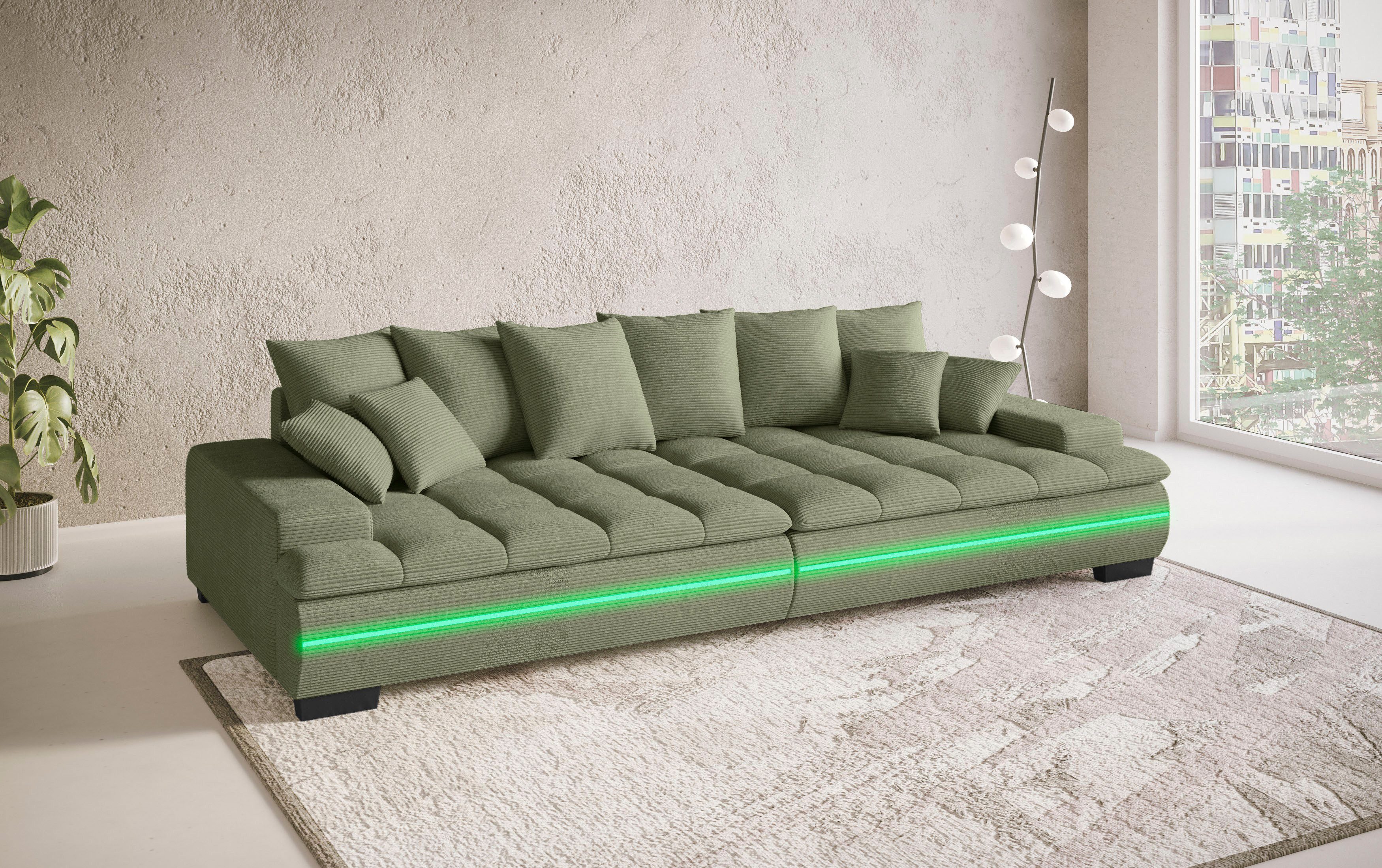 Mr. Couch Big-Sofa Haiti II RGB-LED, günstig online kaufen
