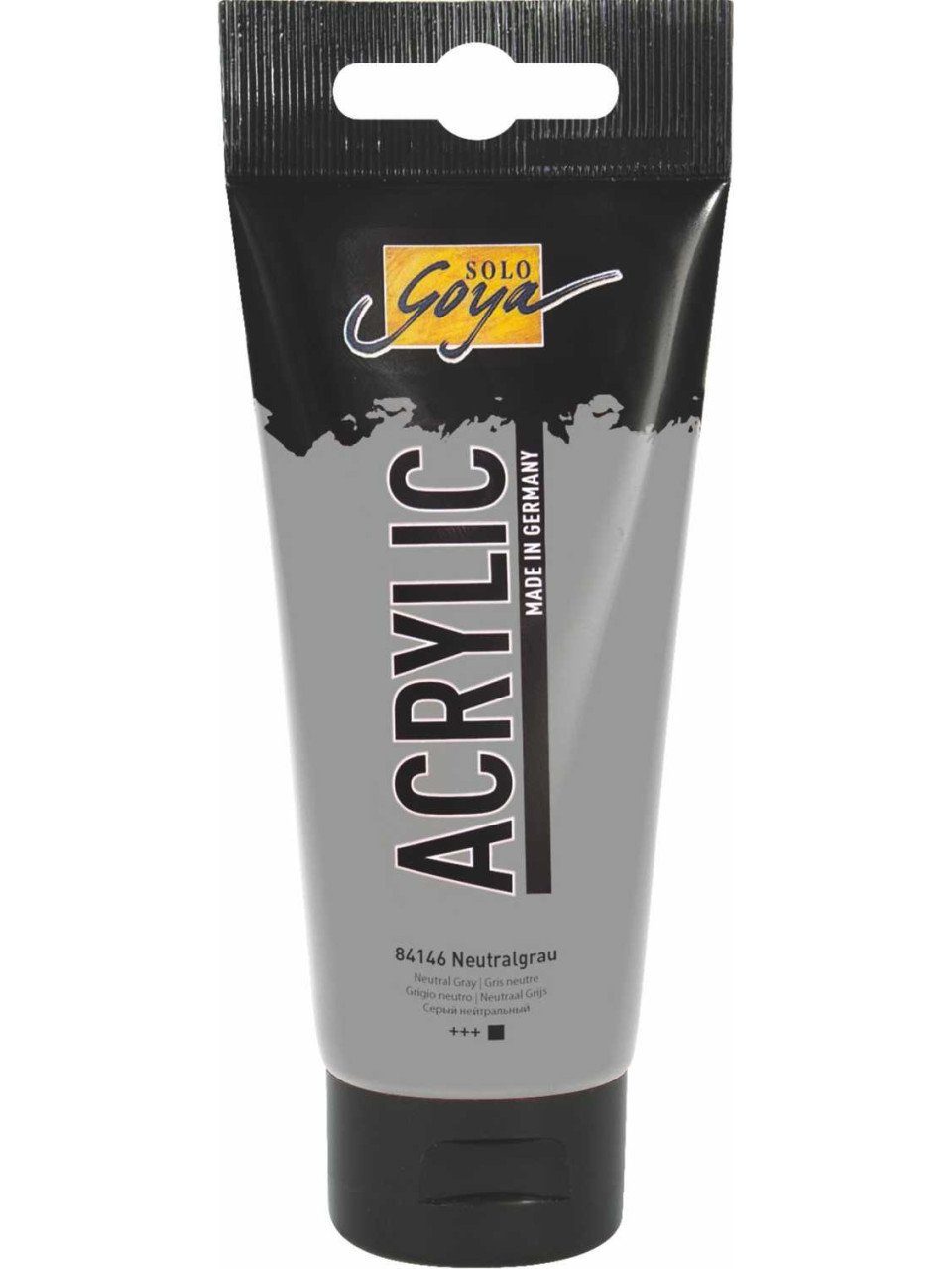 Acrylfarbe Kreul Solo Goya Acrylic neutralgrau 100 ml Tube