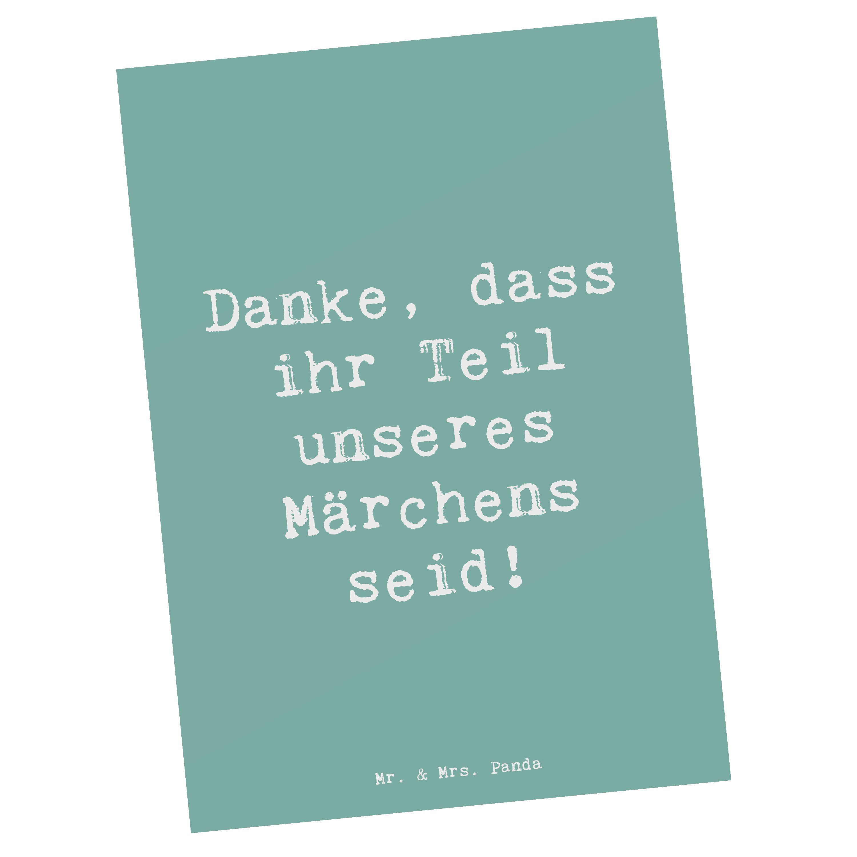 Postkarte Gastgeschenke Märchen - Meeresbrise - Wertschätzung, Danke, Karte, An