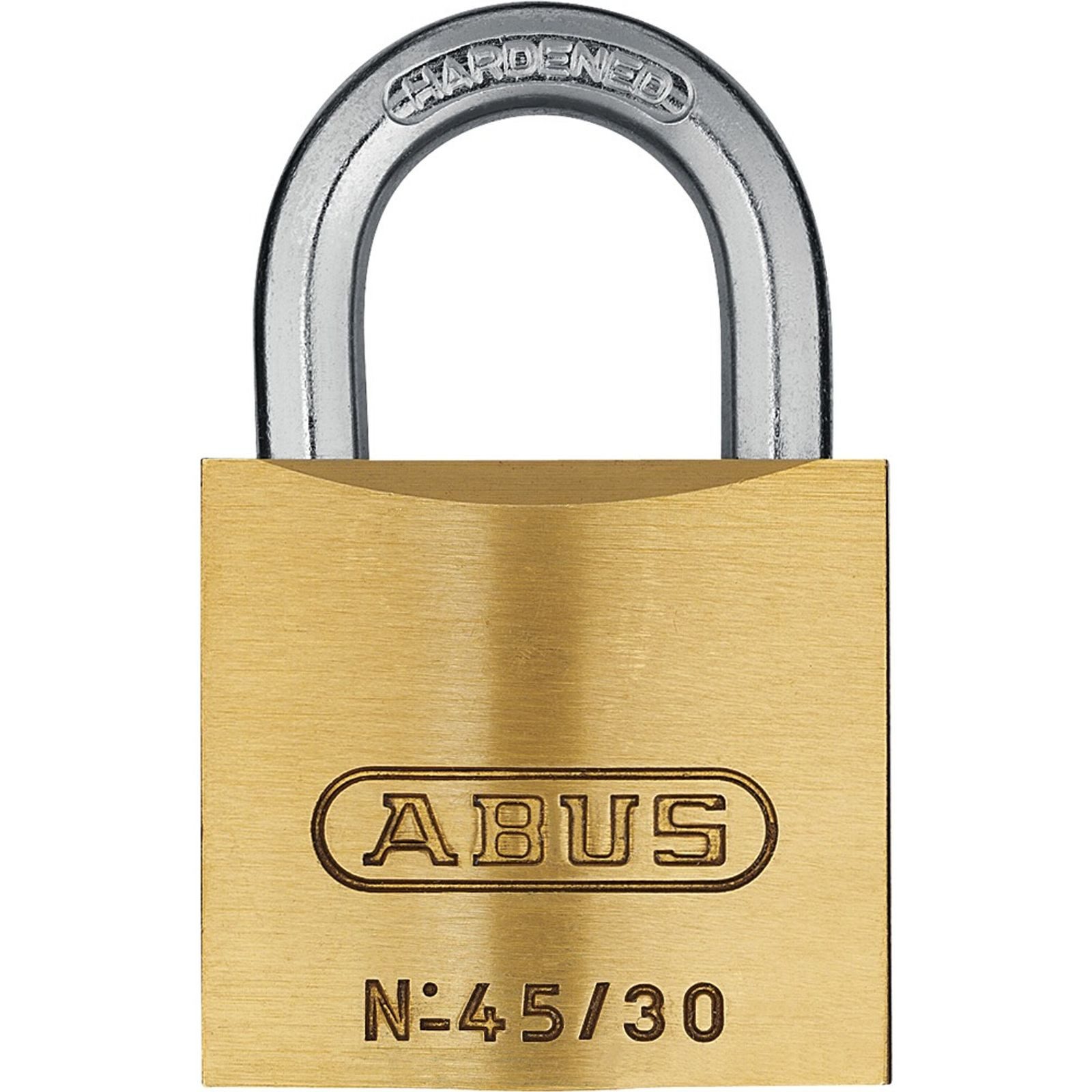 Vorhängeschloss ABUS Vorhangschloss 45/30 mm – Messing Schloss mit 2 Schlüsseln