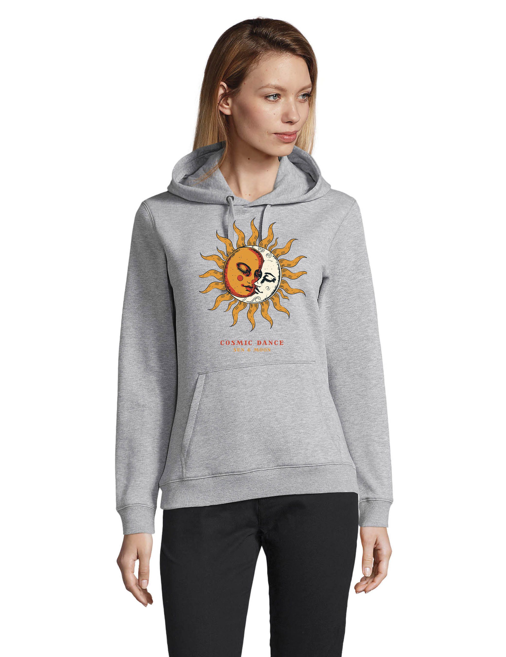 Youth Designz Kapuzenpullover Sonne & Mond Damen Hoodie Pullover Statement günstig online kaufen
