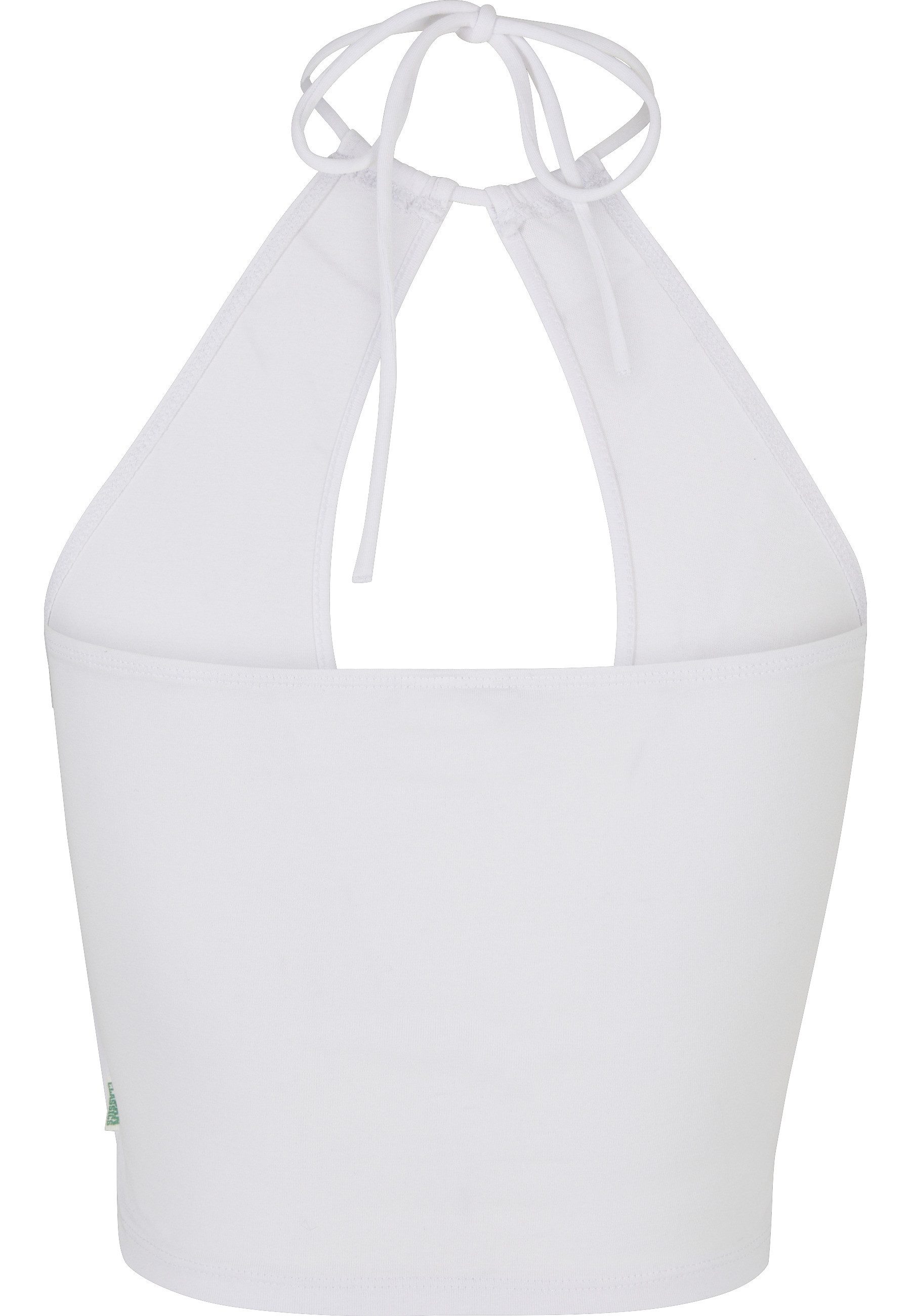 URBAN CLASSICS Tanktop Urban Classics Damen Ladies Short Wraped Neckholder günstig online kaufen