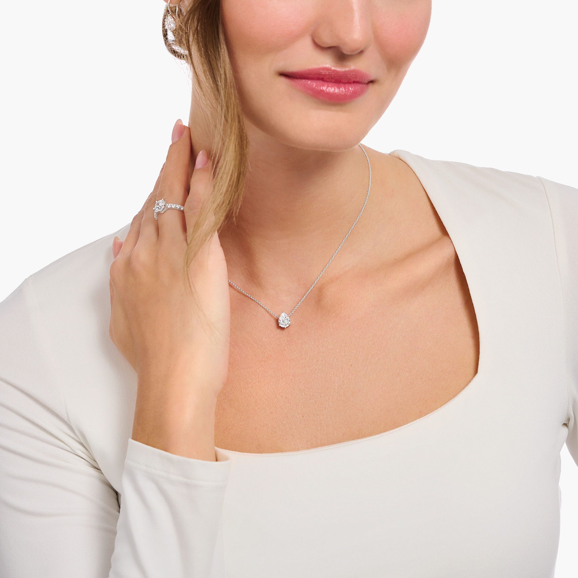 THOMAS SABO Kette mit Anhänger großer ... THOMAS SABO Kette mit Anhänger großer ...