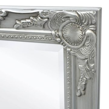 furnicato Wandspiegel im Barock-Stil 100x50 cm Silbern
