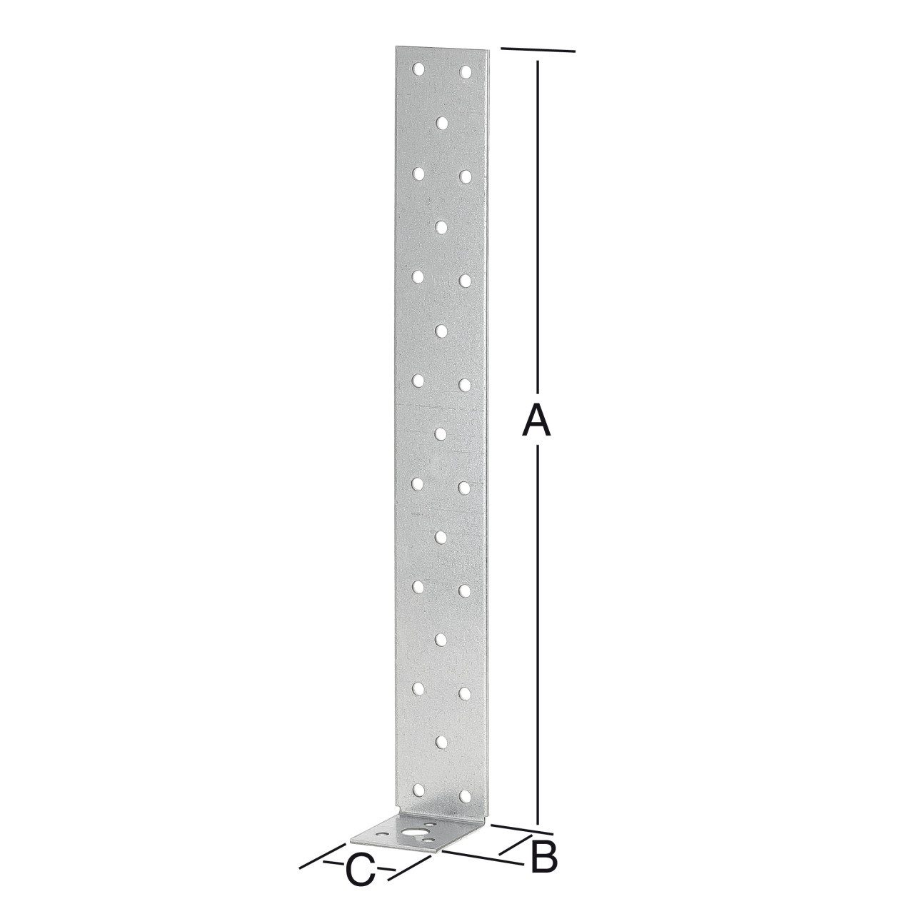 Vormann Winkelverbinder Vormann Beton-Flachstahlanker sendzimir verzinkt