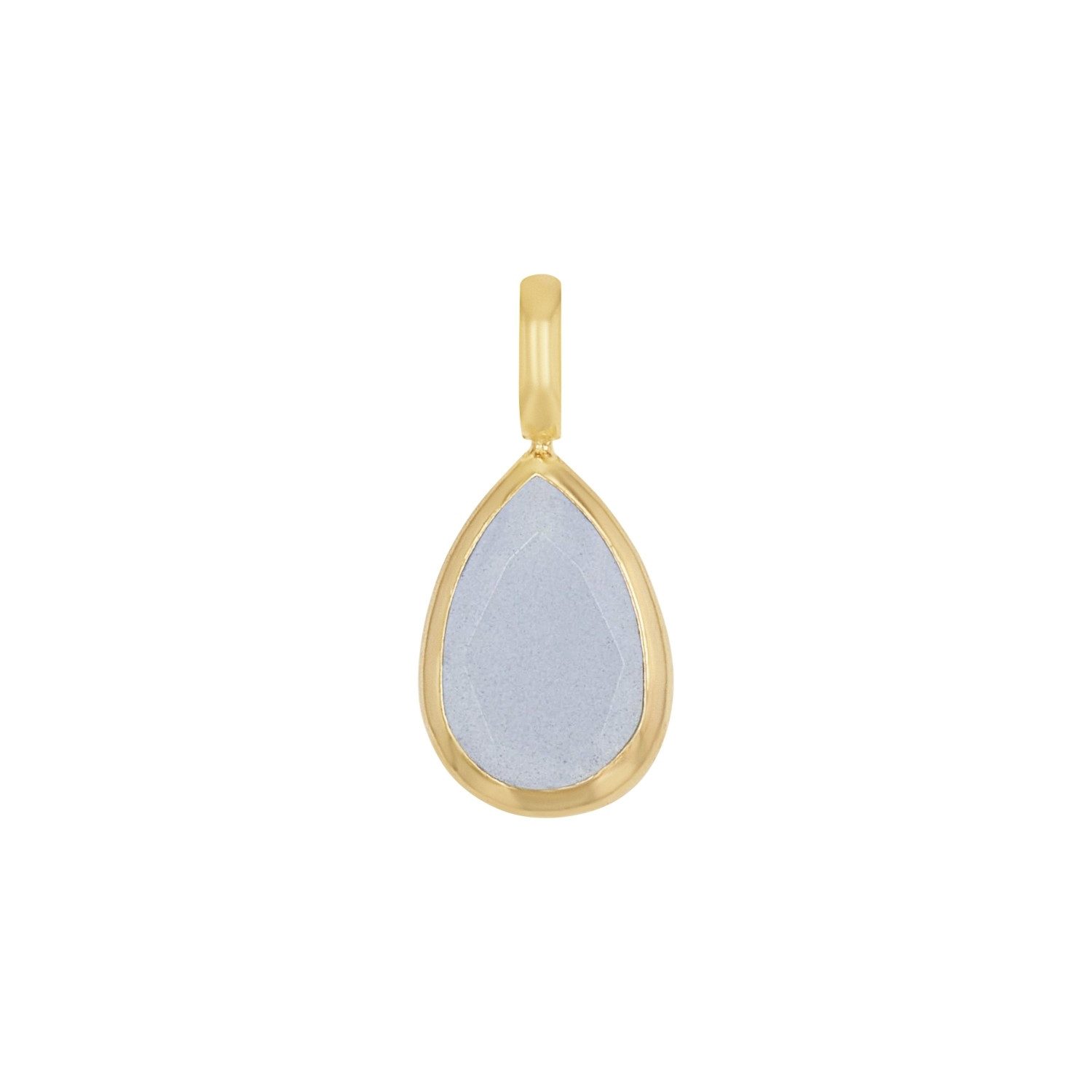 Amor Kettenanhänger Amor Motivanhänger für Damen, Gold 375, Glas (sonstige Anhänger, 1-tlg)