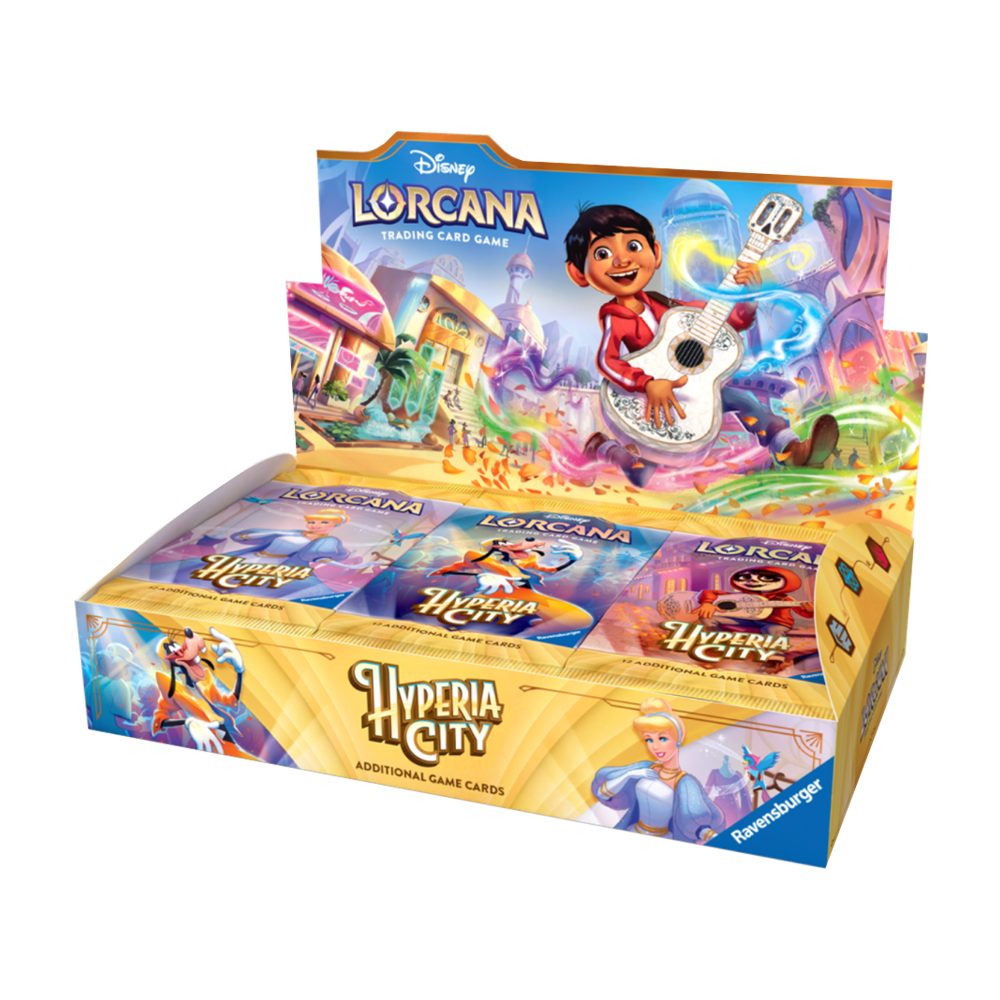 Disney Sammelkarte Disney Lorcana Hyperia City Booster Display Englisch